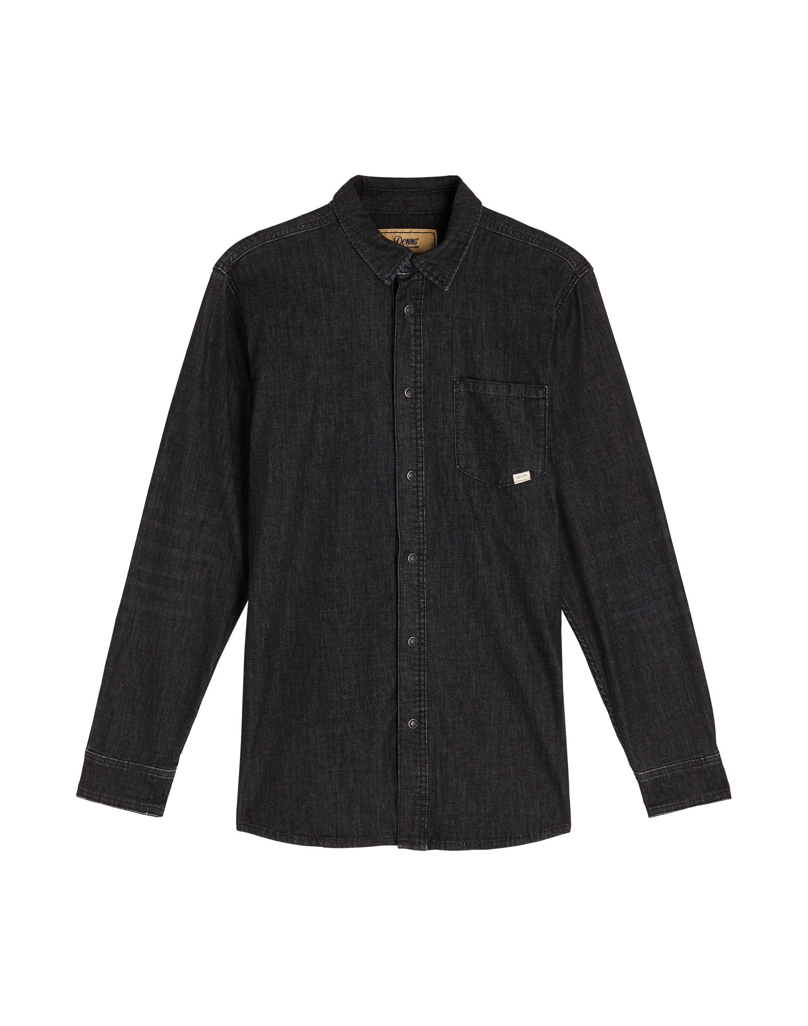 chemise mixte homme black PULLIN en coton