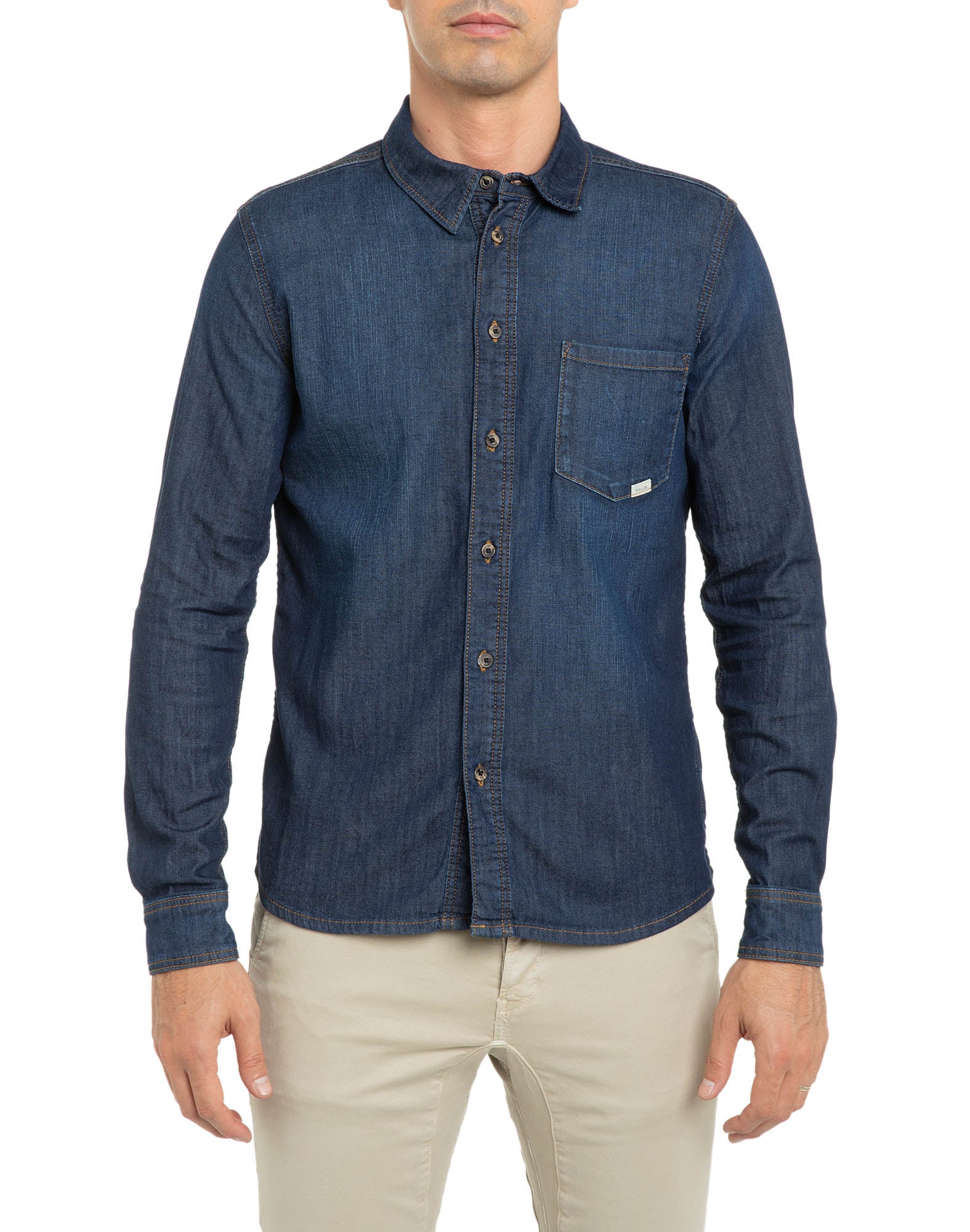 chemise blue PULLIN en coton