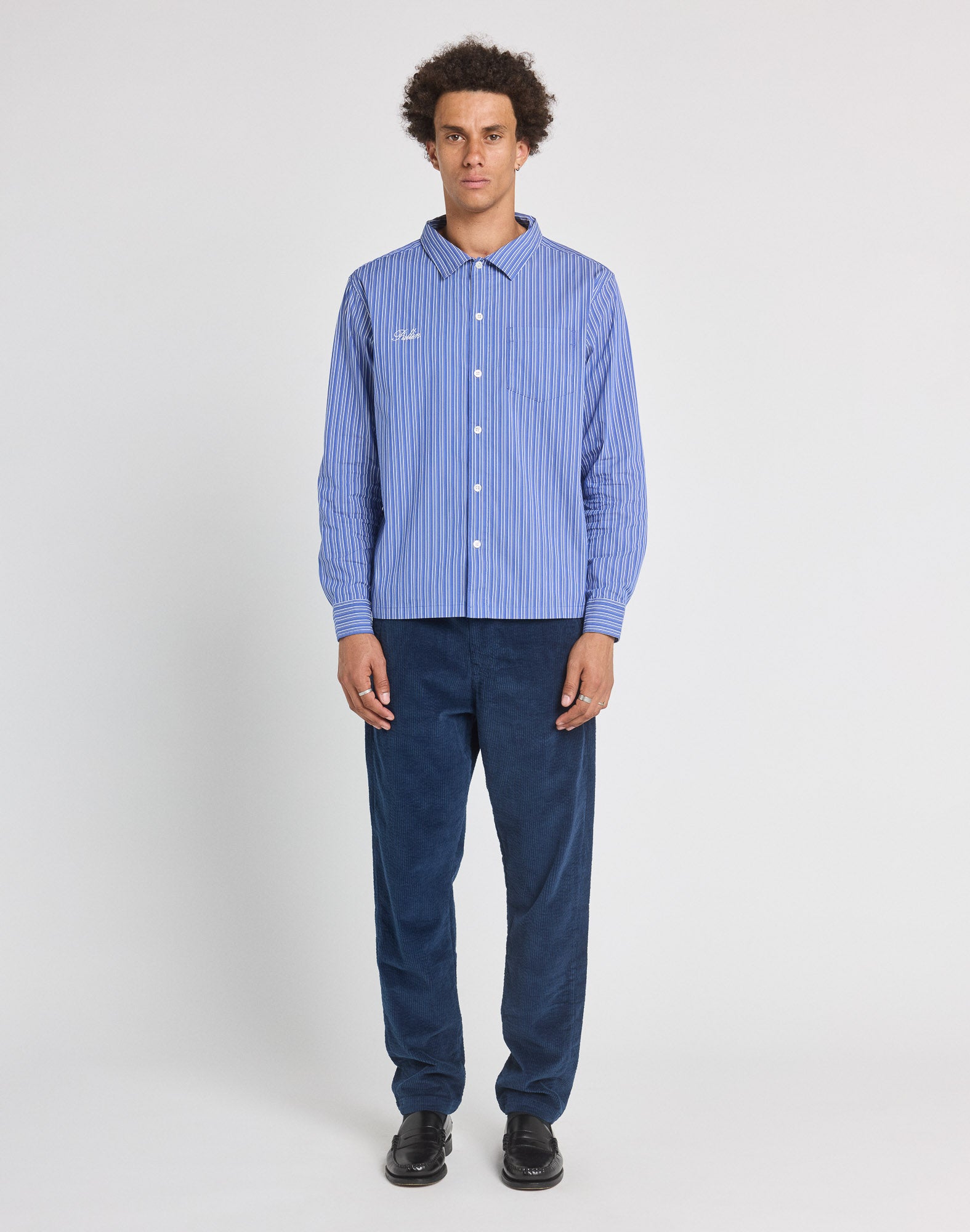 chemise manches longues bluestripe PULLIN