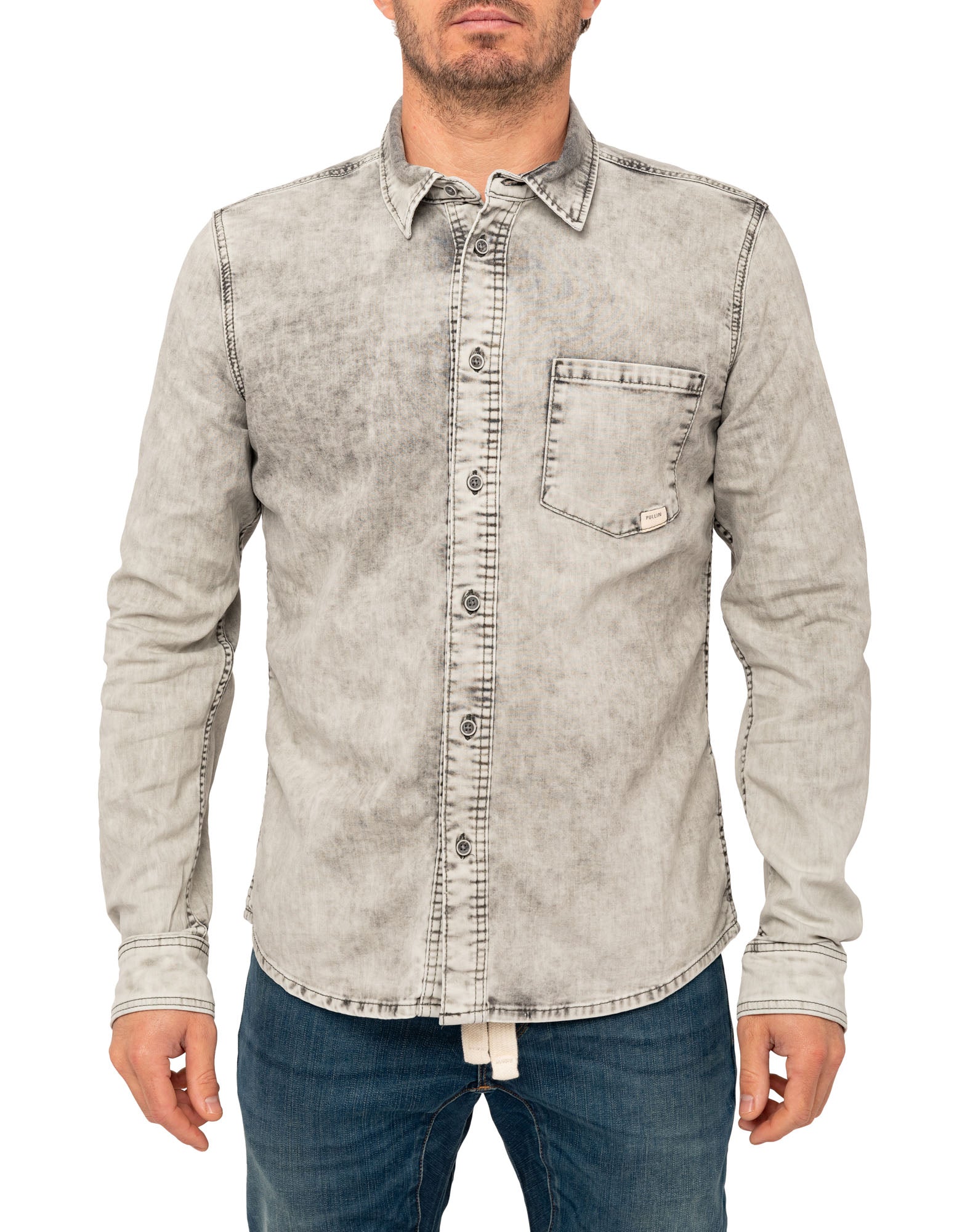 chemise mixte coldgrey PULLIN en coton