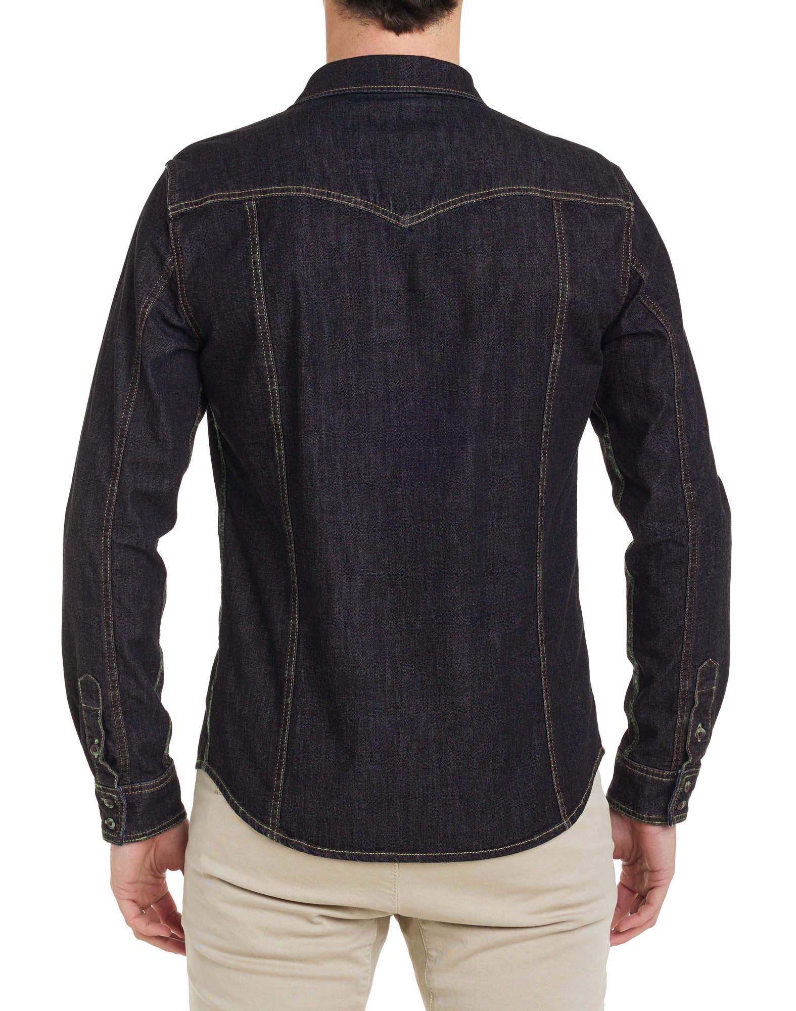 chemise darkblue PULLIN en cotton