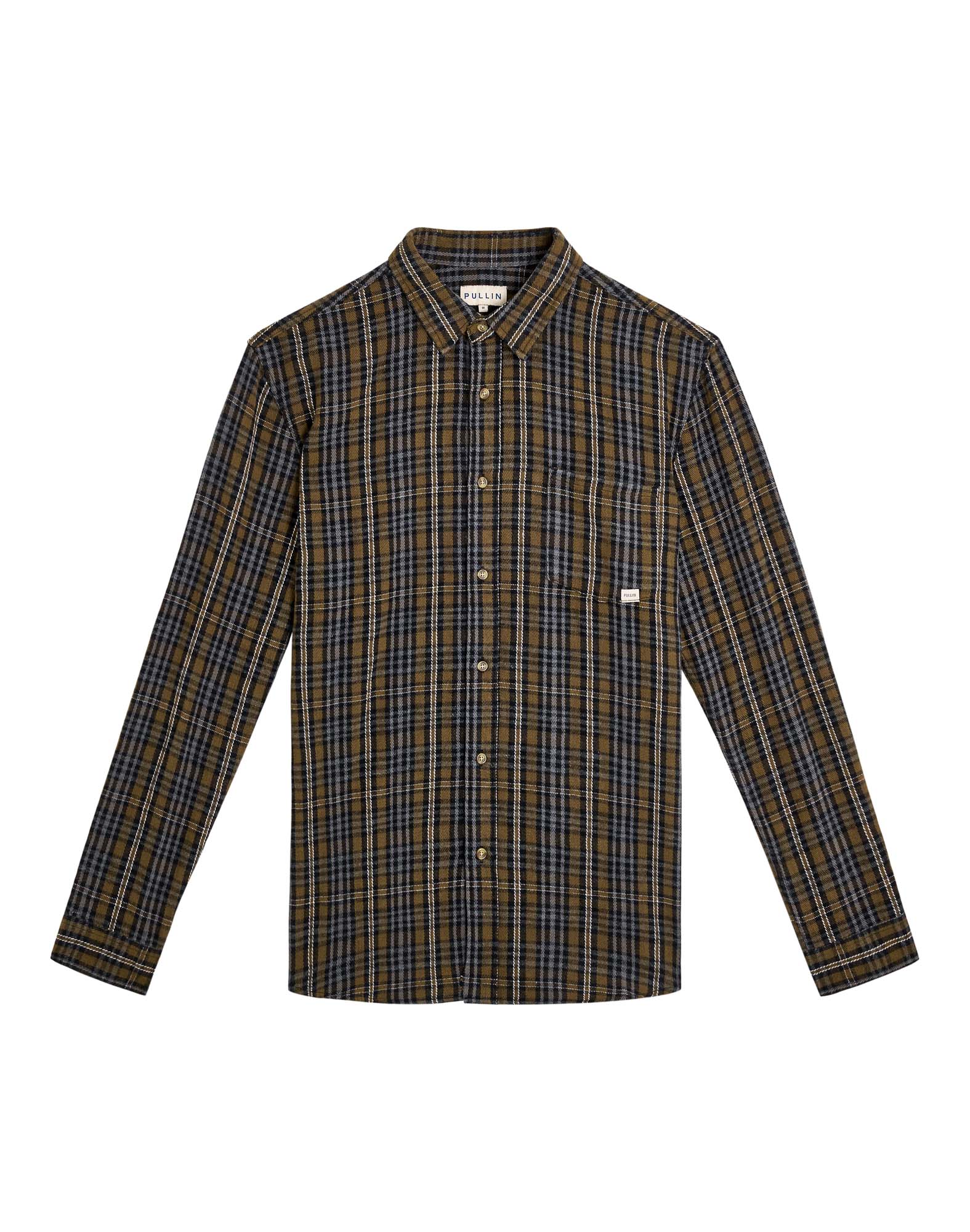 chemise greenblue PULLIN en coton