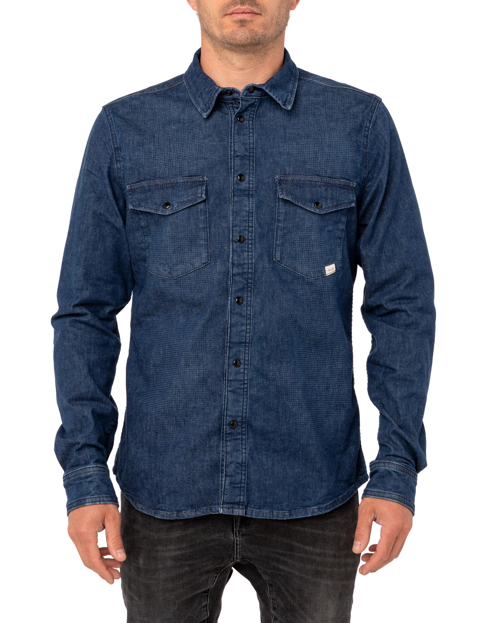 chemise blue PULLIN en coton