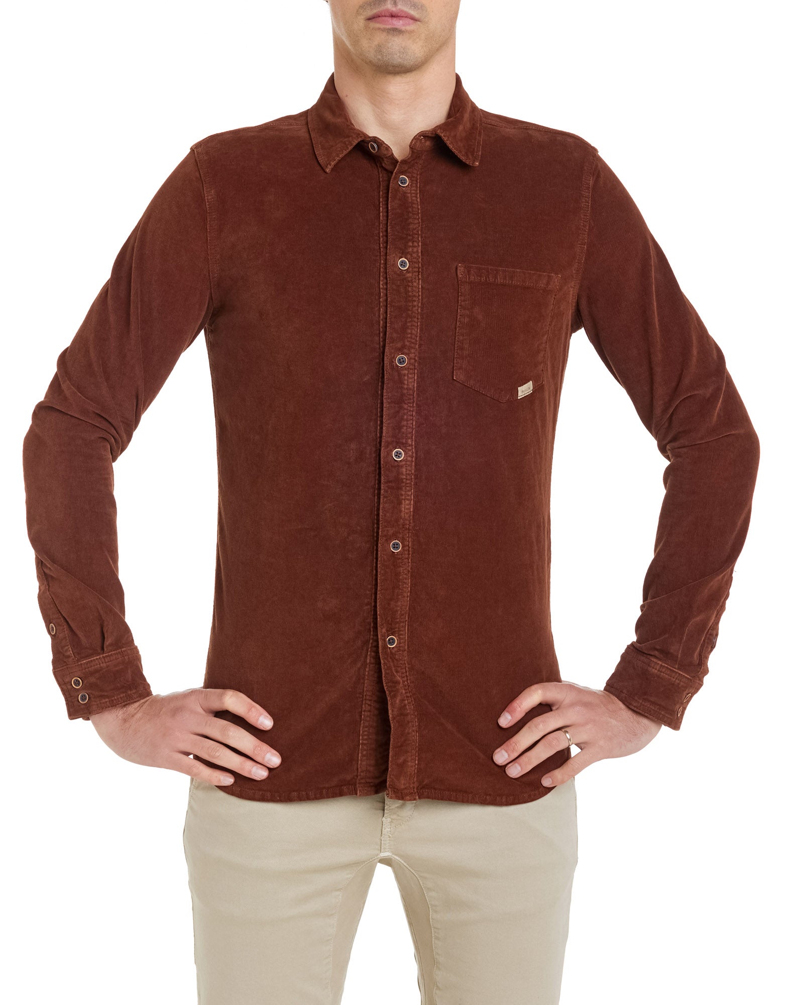 chemise velours aztec PULLIN en cotton