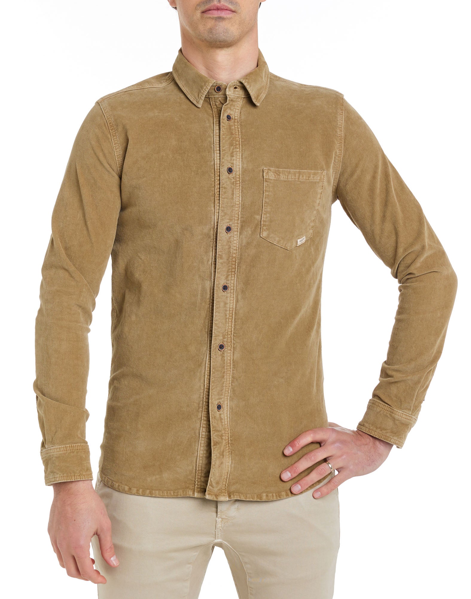 chemise velours desert PULLIN en cotton