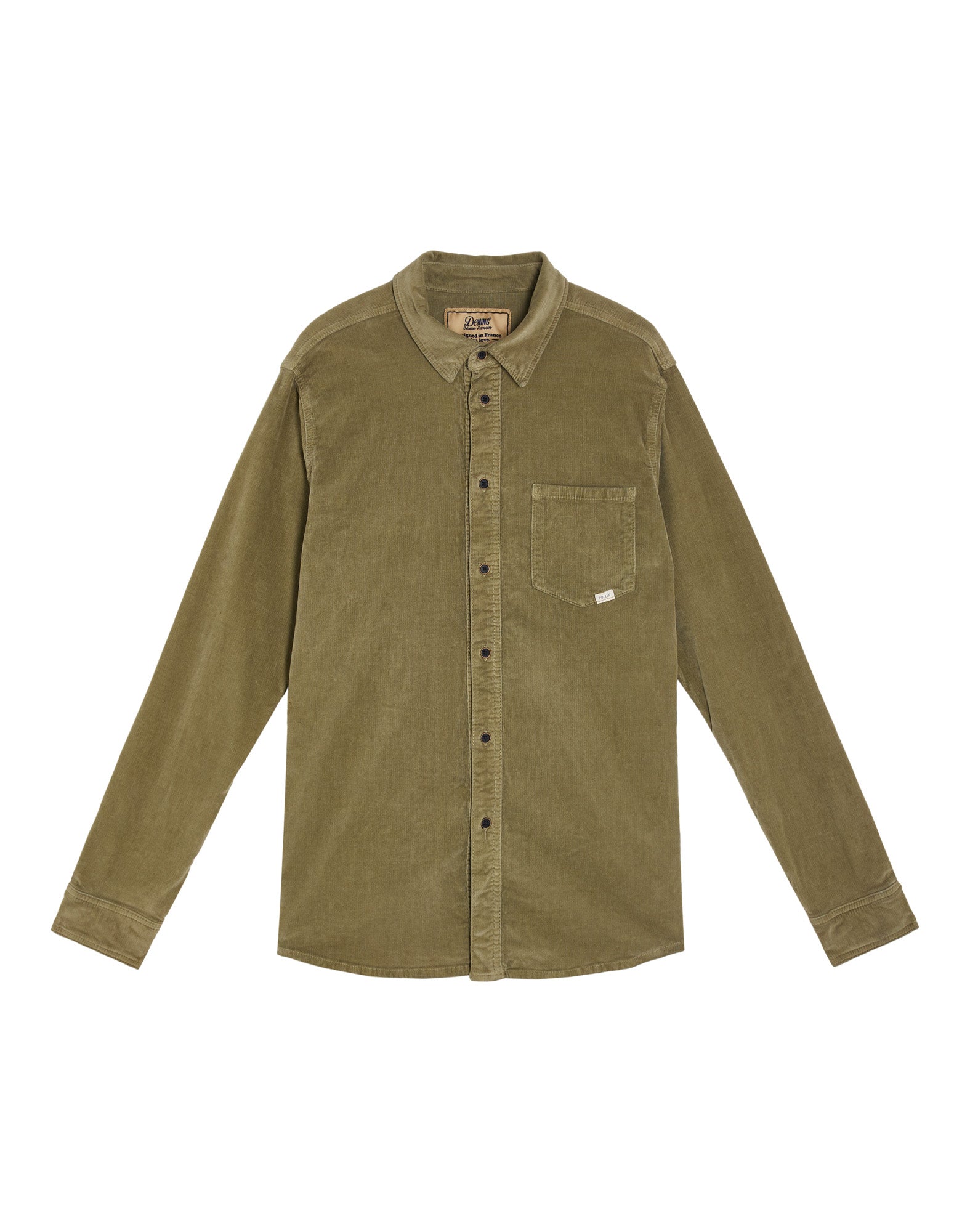 chemise velours land PULLIN en coton