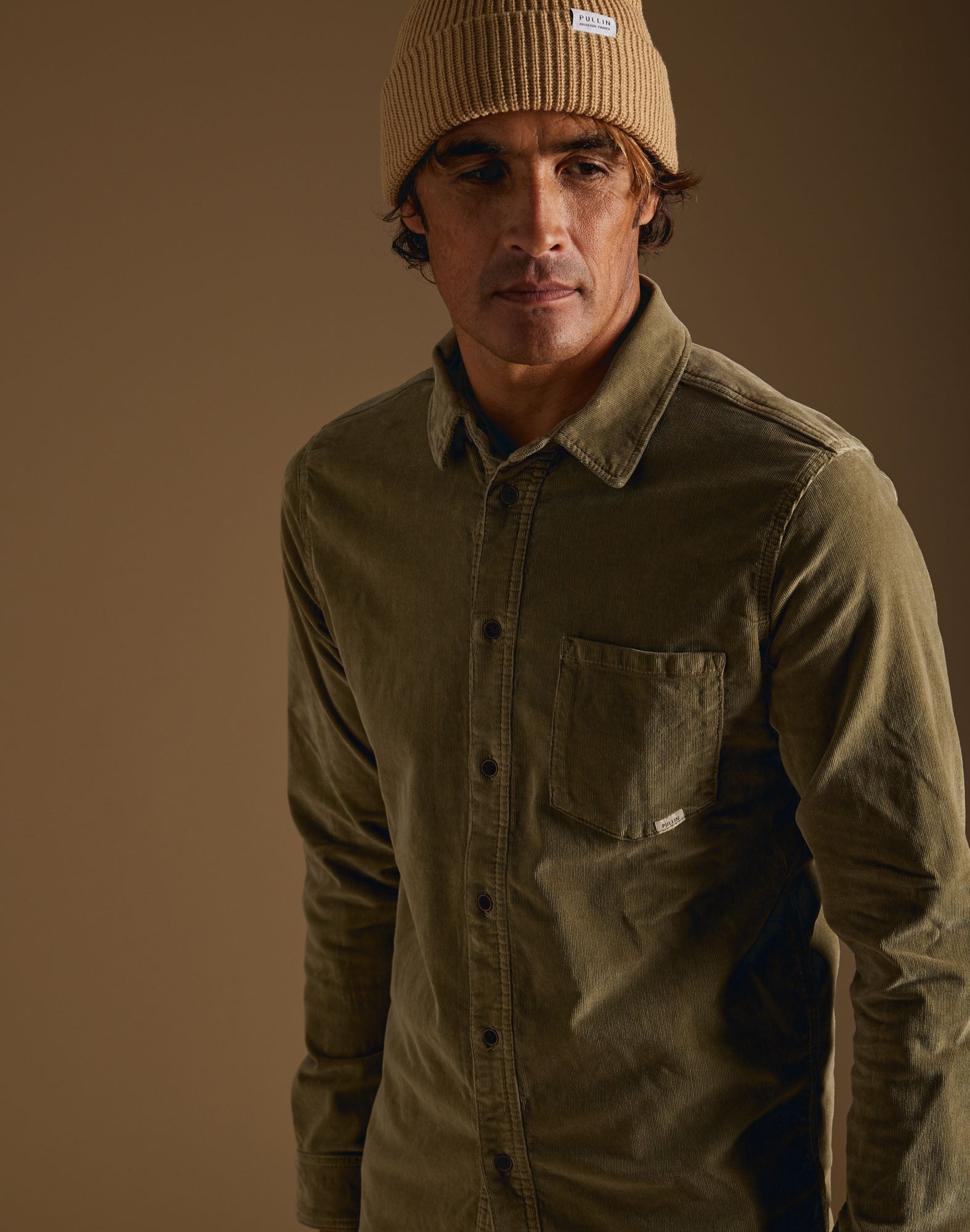 chemise velours land PULLIN en coton