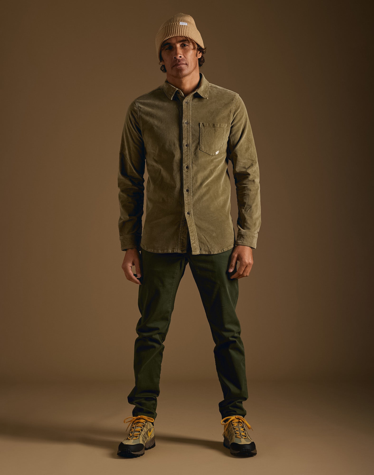 chemise velours land PULLIN en coton