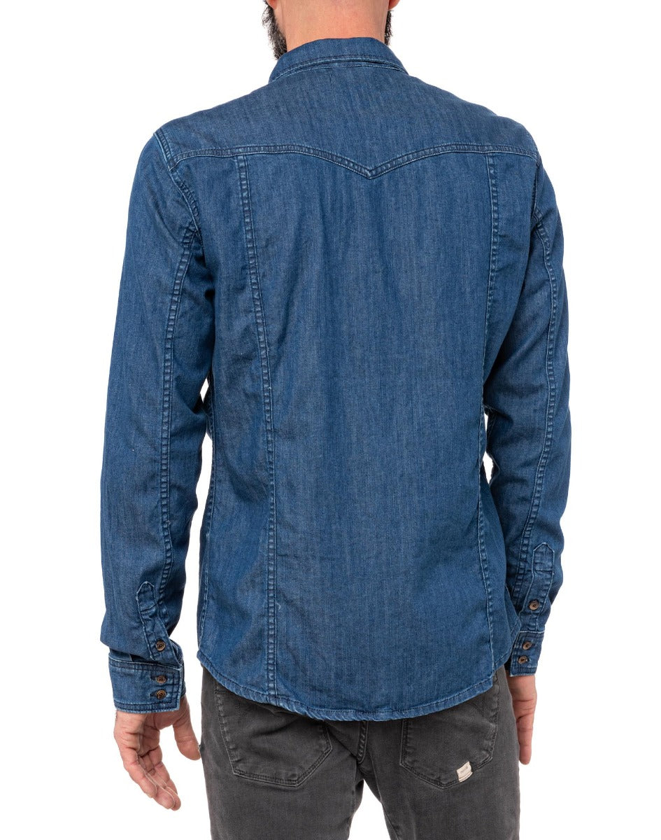 chemise mixte vintage PULLIN en coton