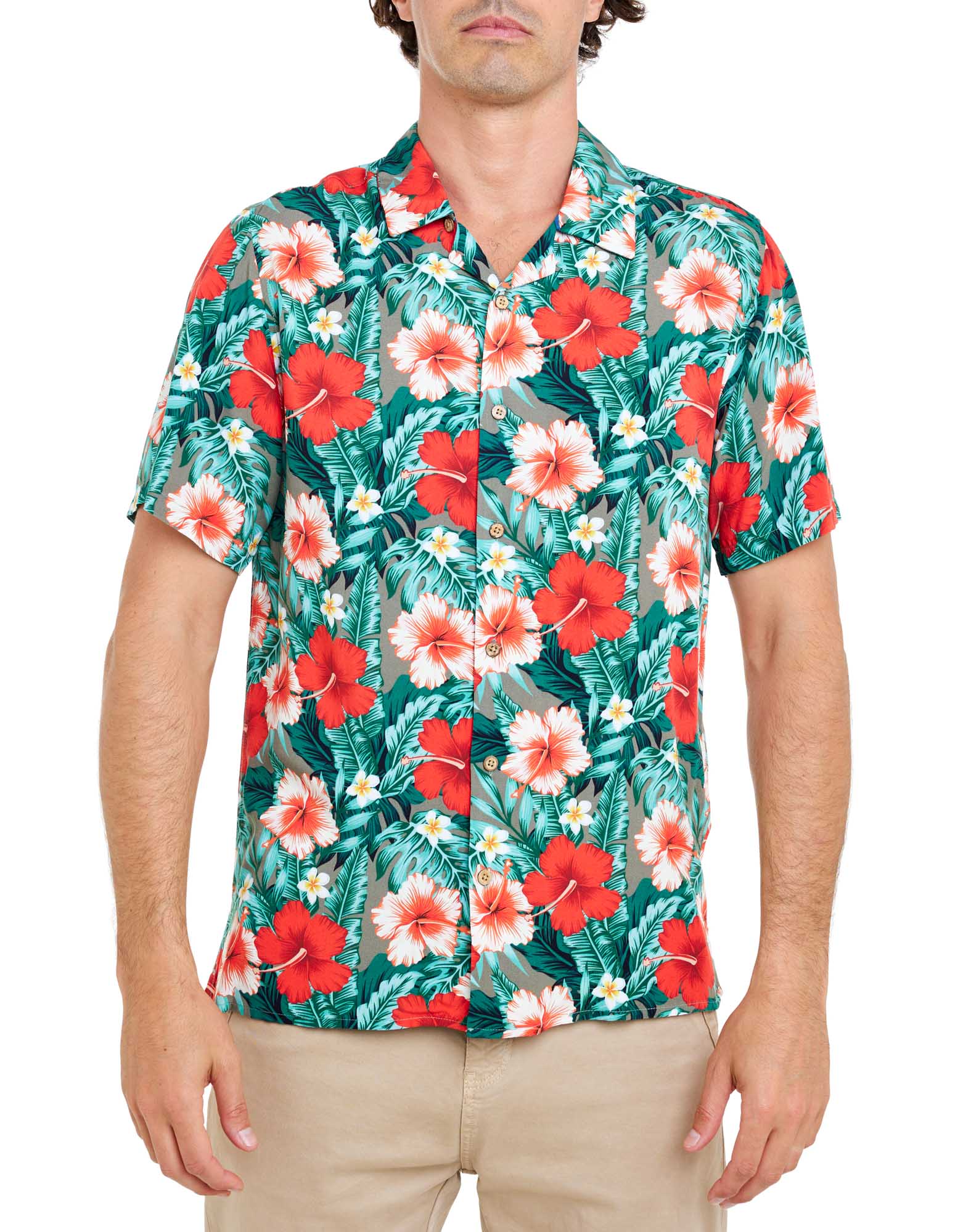 chemise hawaïenne backdoor PULLIN en viscose