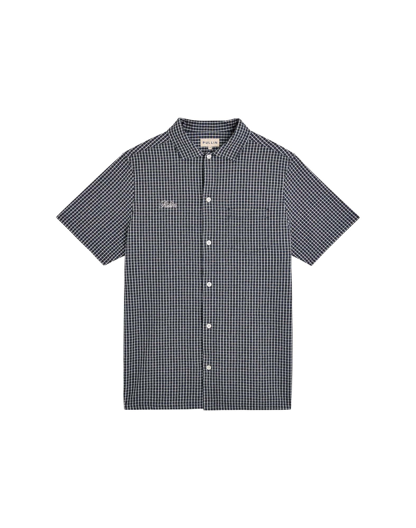 chemise manches courtes bluevichy PULLIN