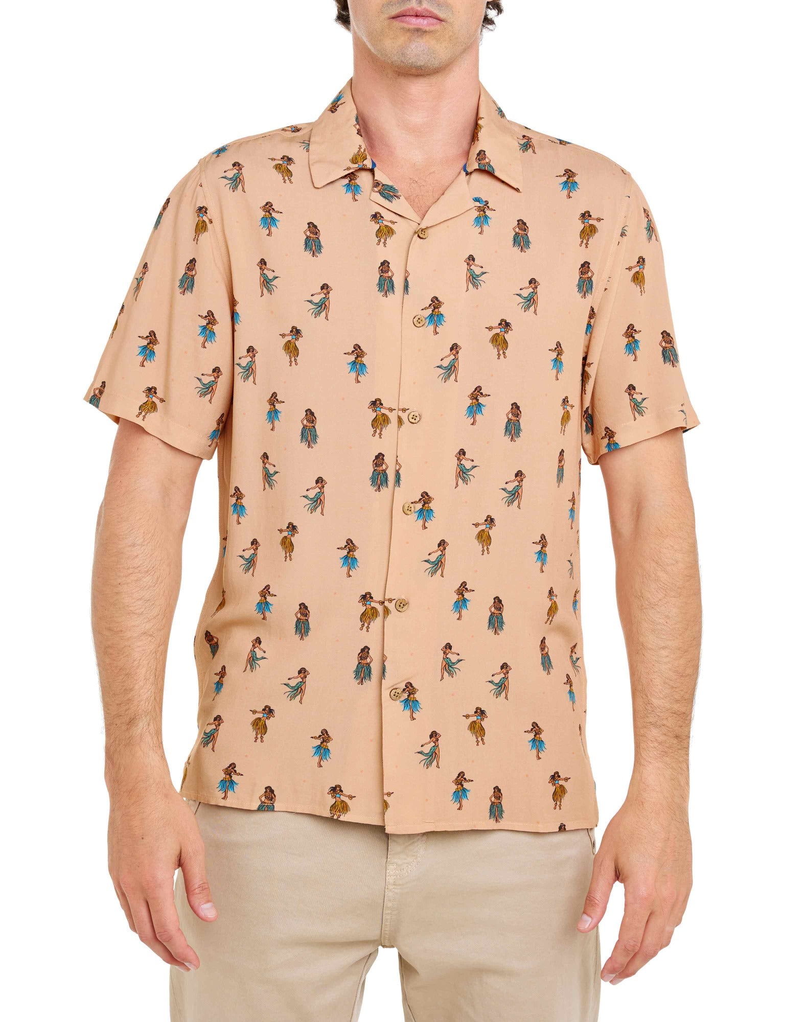 chemise hawaïenne hgirls PULLIN en viscose