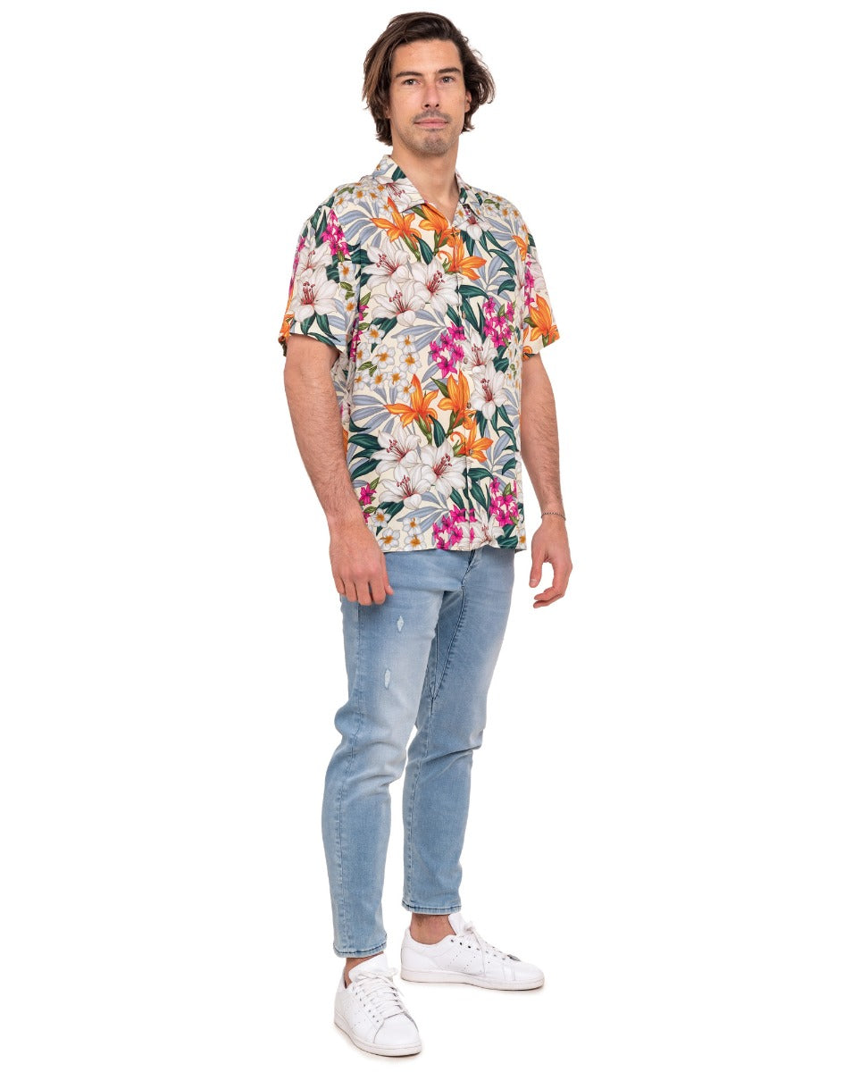 chemise manches courtes moorea PULLIN en coton