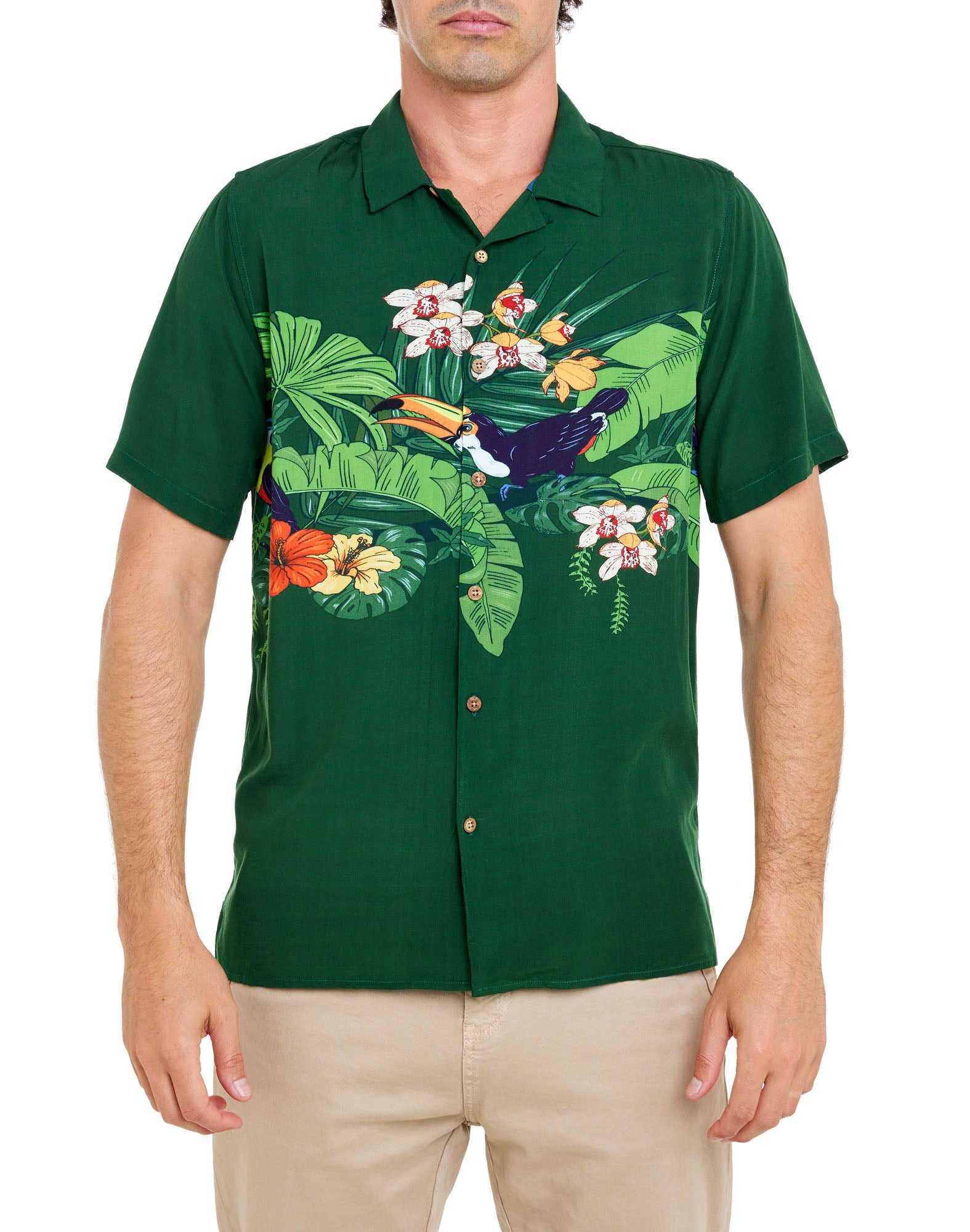 chemise hawaïenne papeete PULLIN en viscose