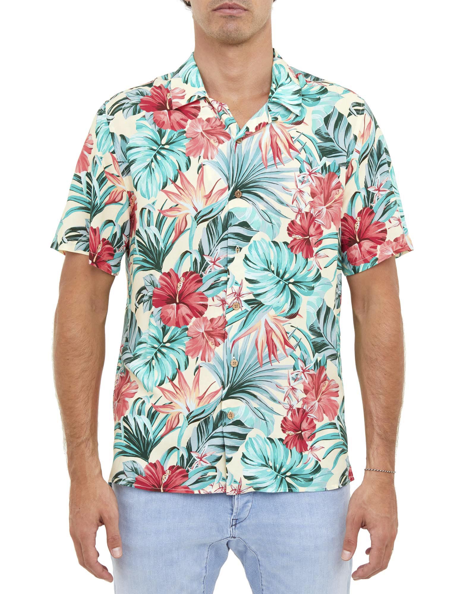 chemise hawaïenne redpalm PULLIN en viscose