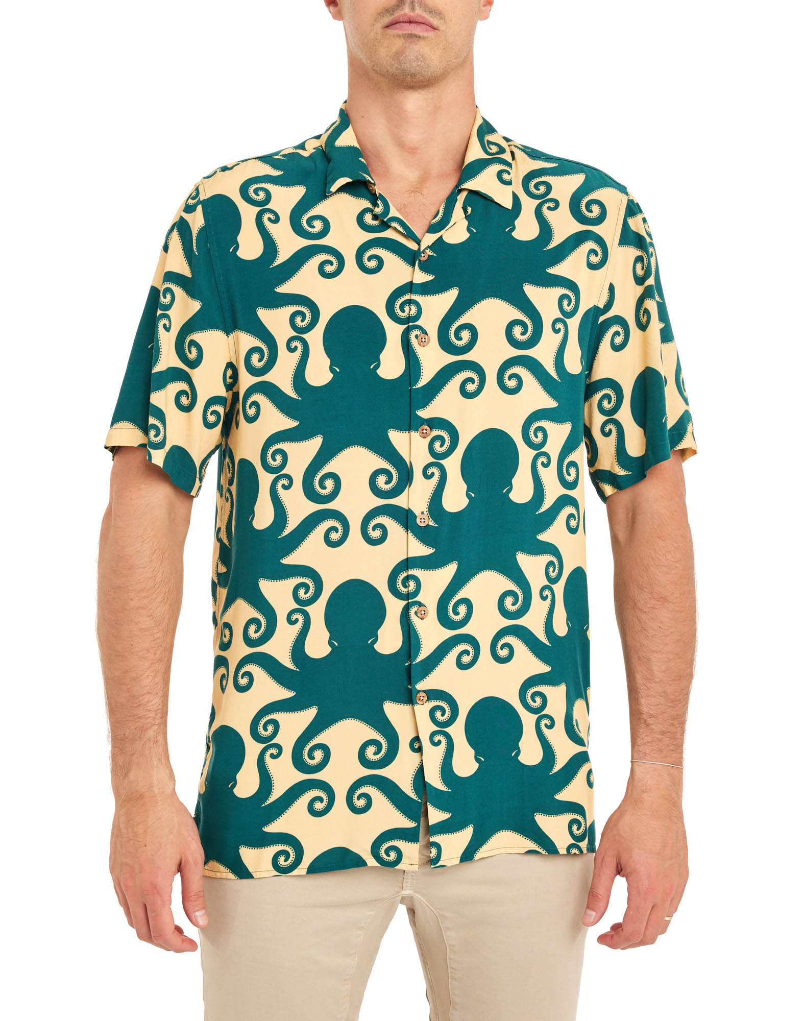 chemise hawaïenne spectre PULLIN en viscose