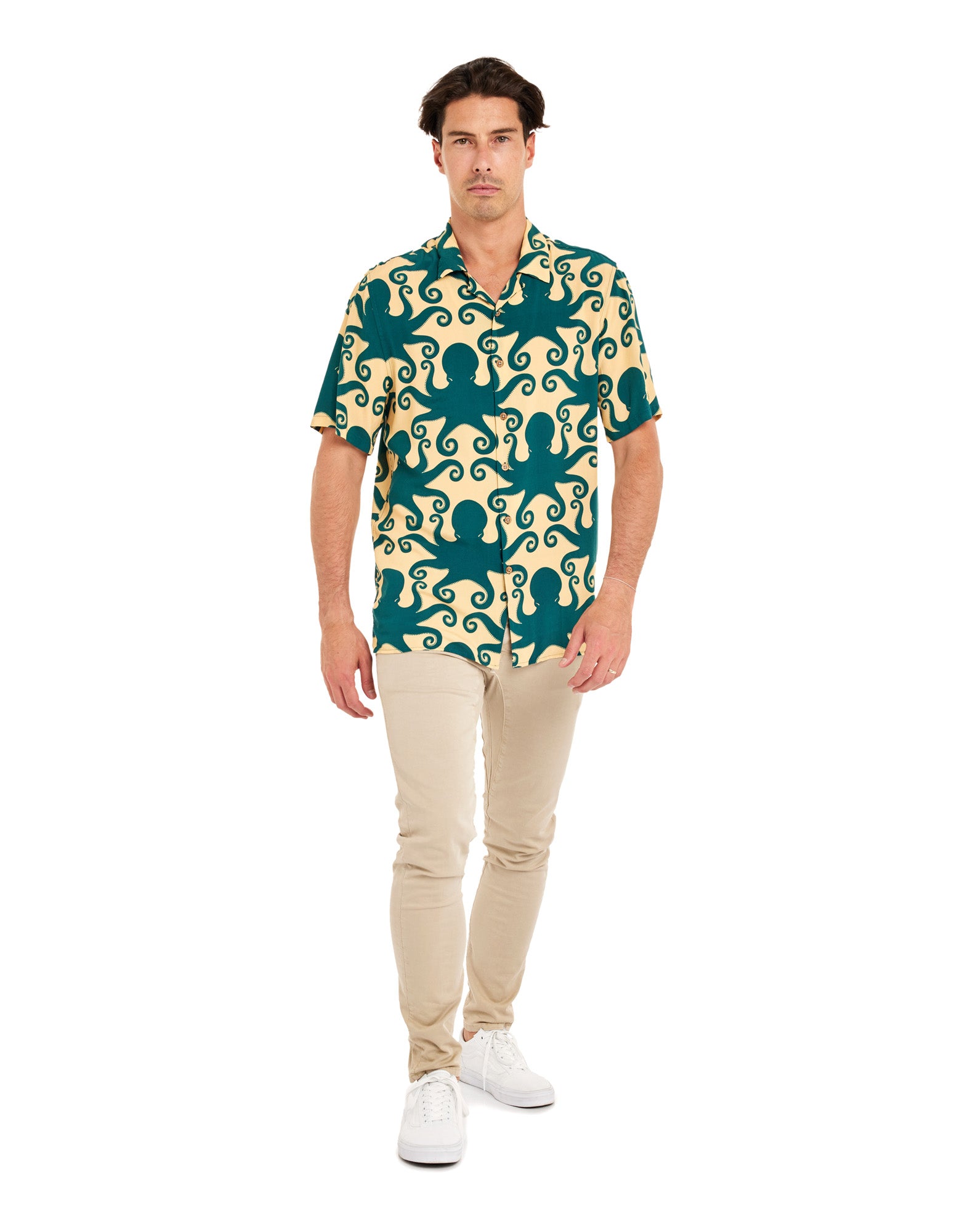 chemise hawaïenne spectre PULLIN en viscose
