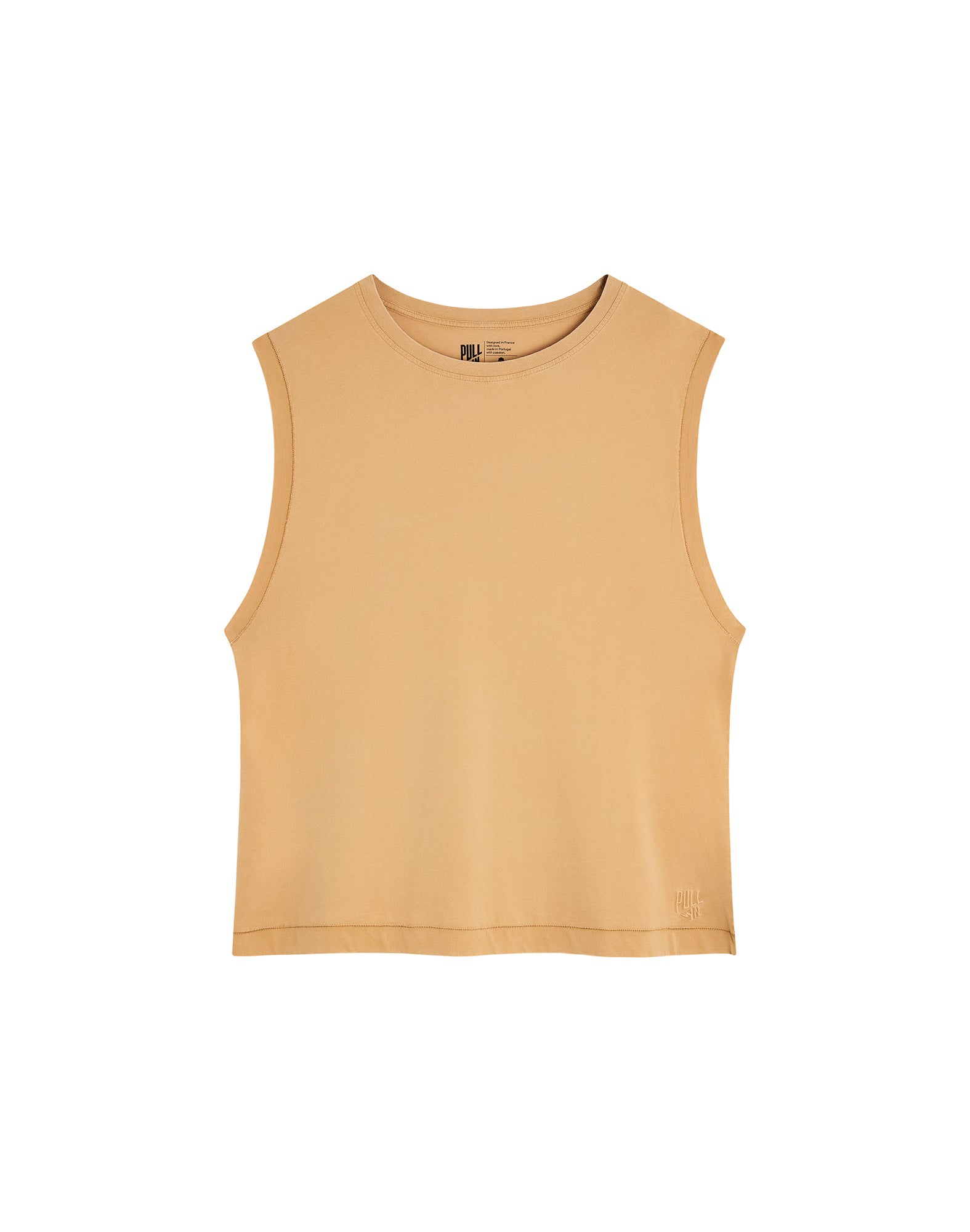 debardeur apricot PULLIN en coton