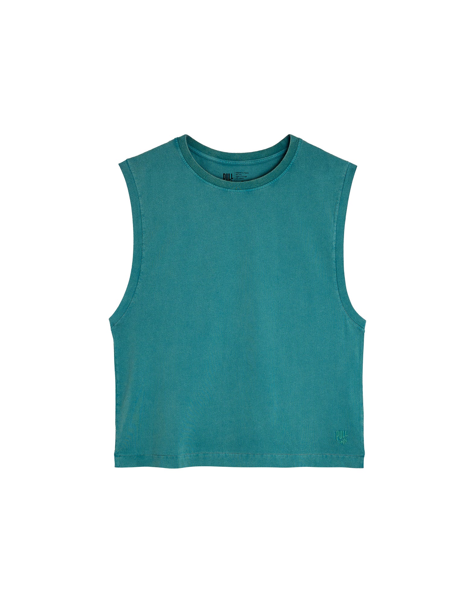 debardeur teal PULLIN en coton