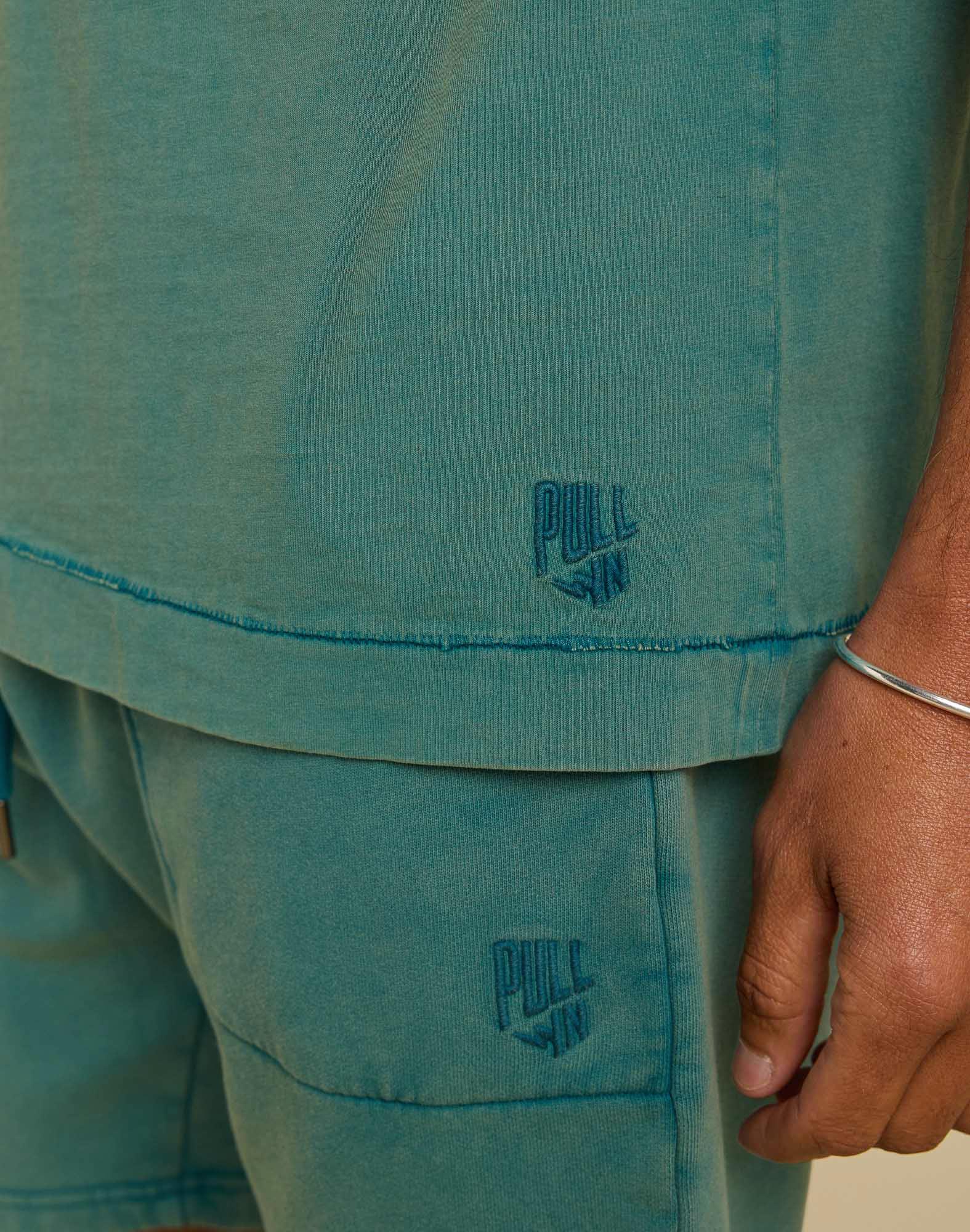 debardeur teal PULLIN en coton