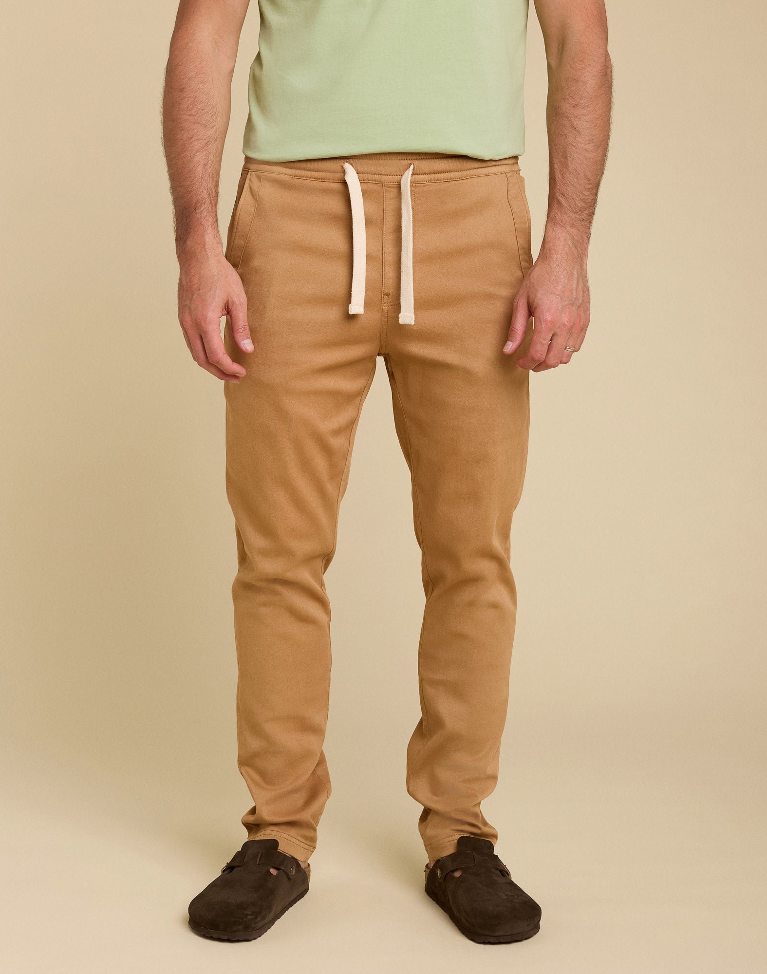 pantalon loose apricot PULLIN en tencel
