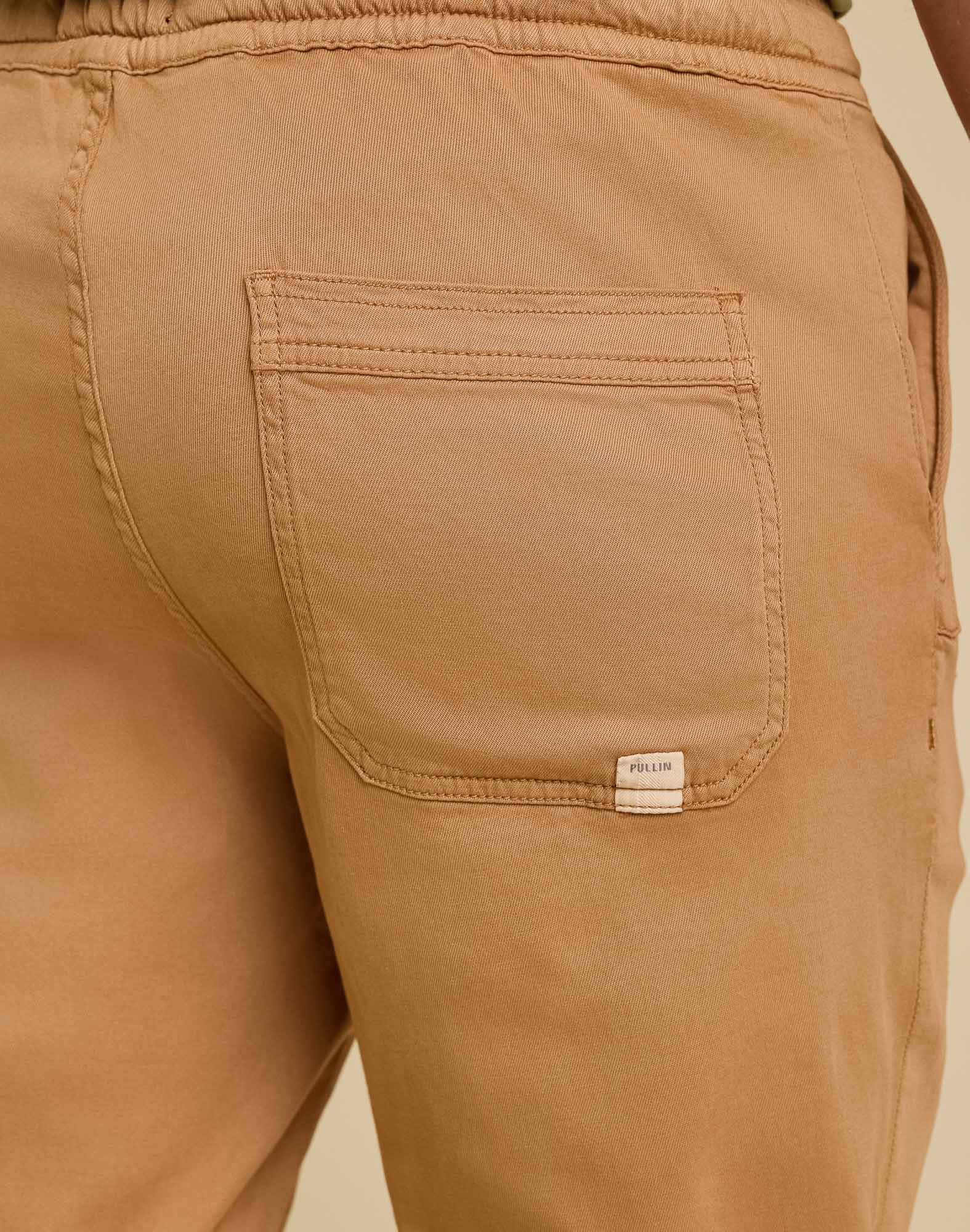 pantalon loose apricot PULLIN en tencel