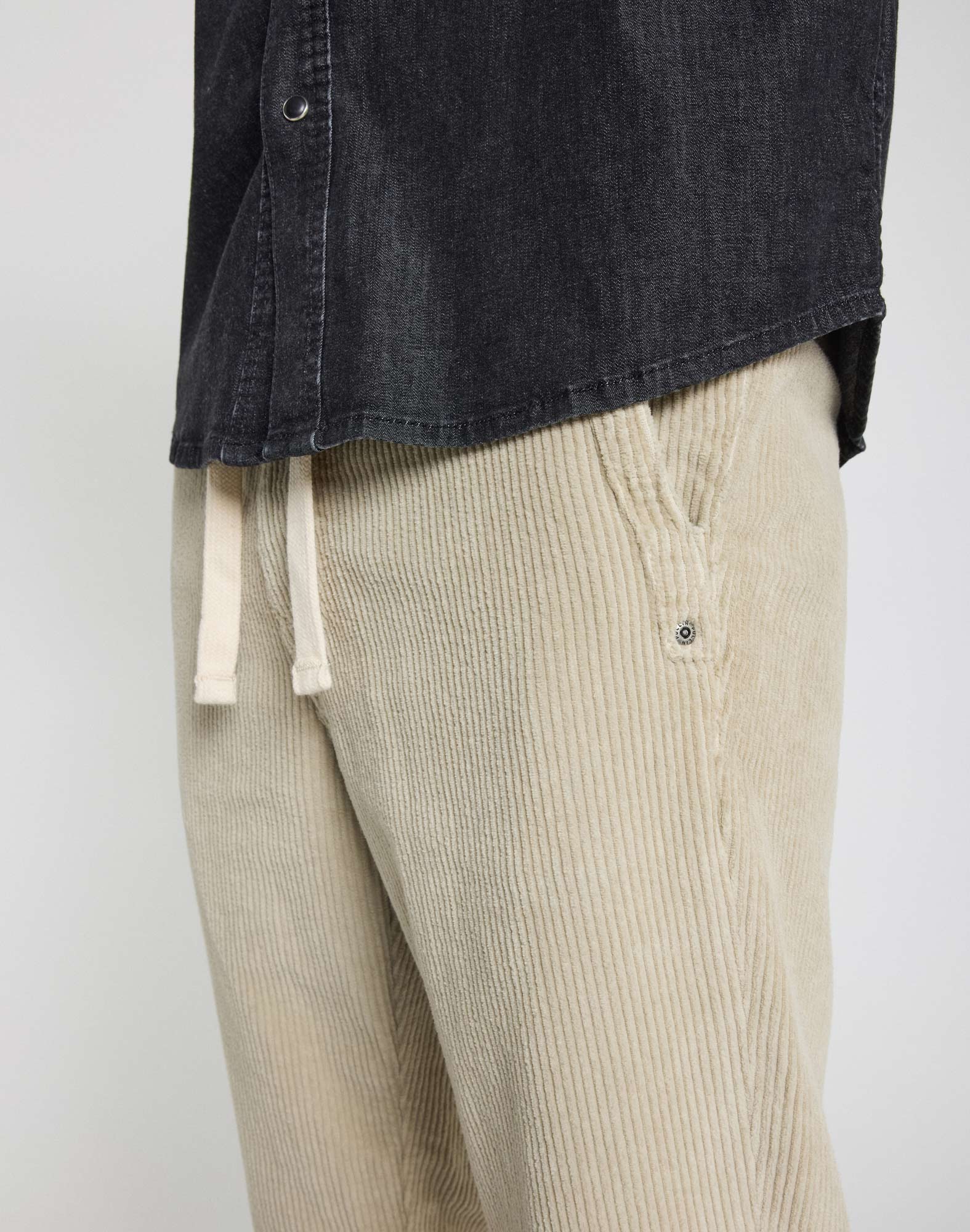 pantalon loose gravel PULLIN en coton
