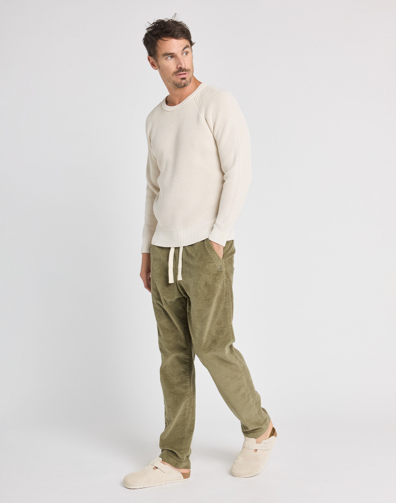 dening beach corduroy green PULLIN
