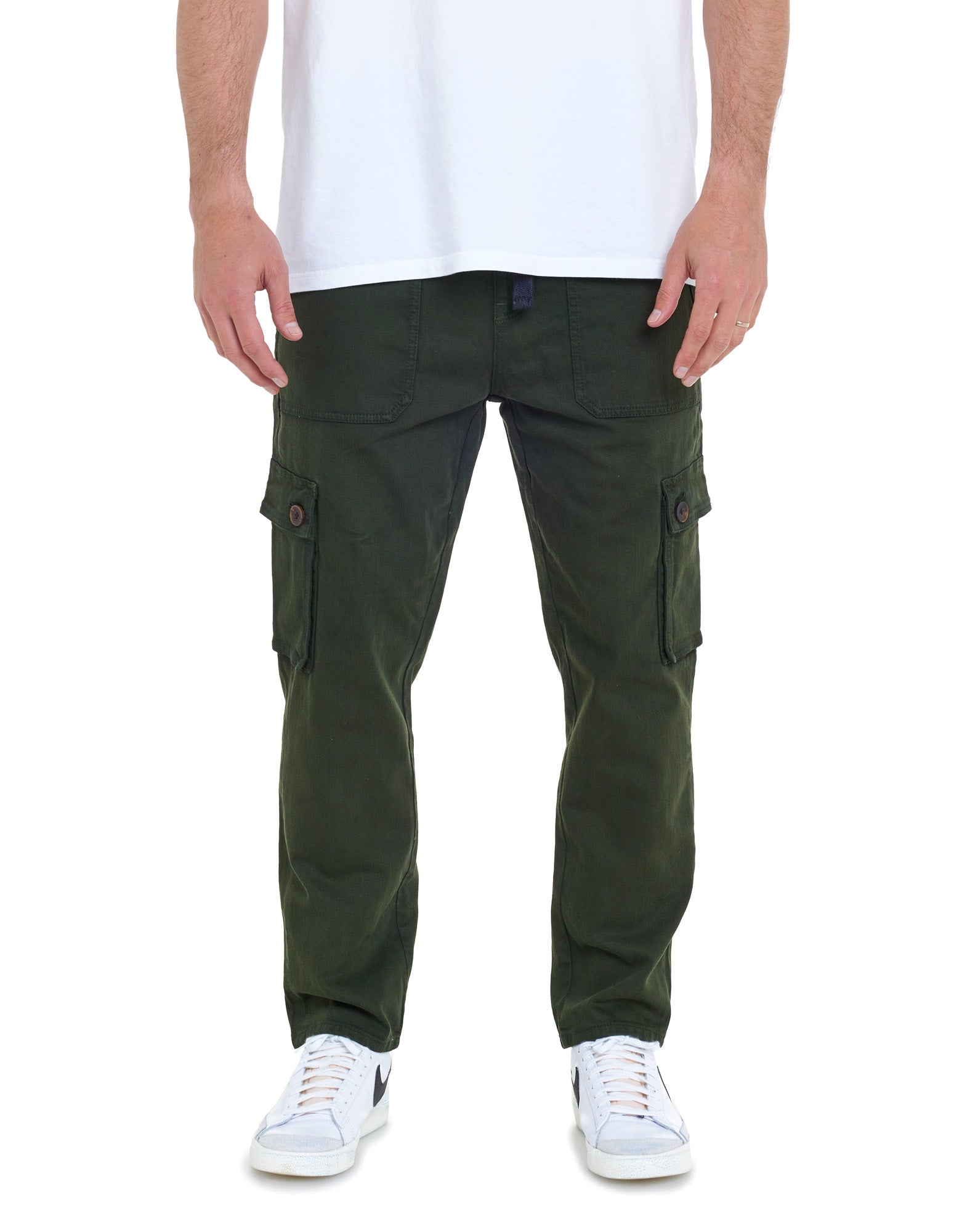 pantalon cargo forest PULLIN en coton