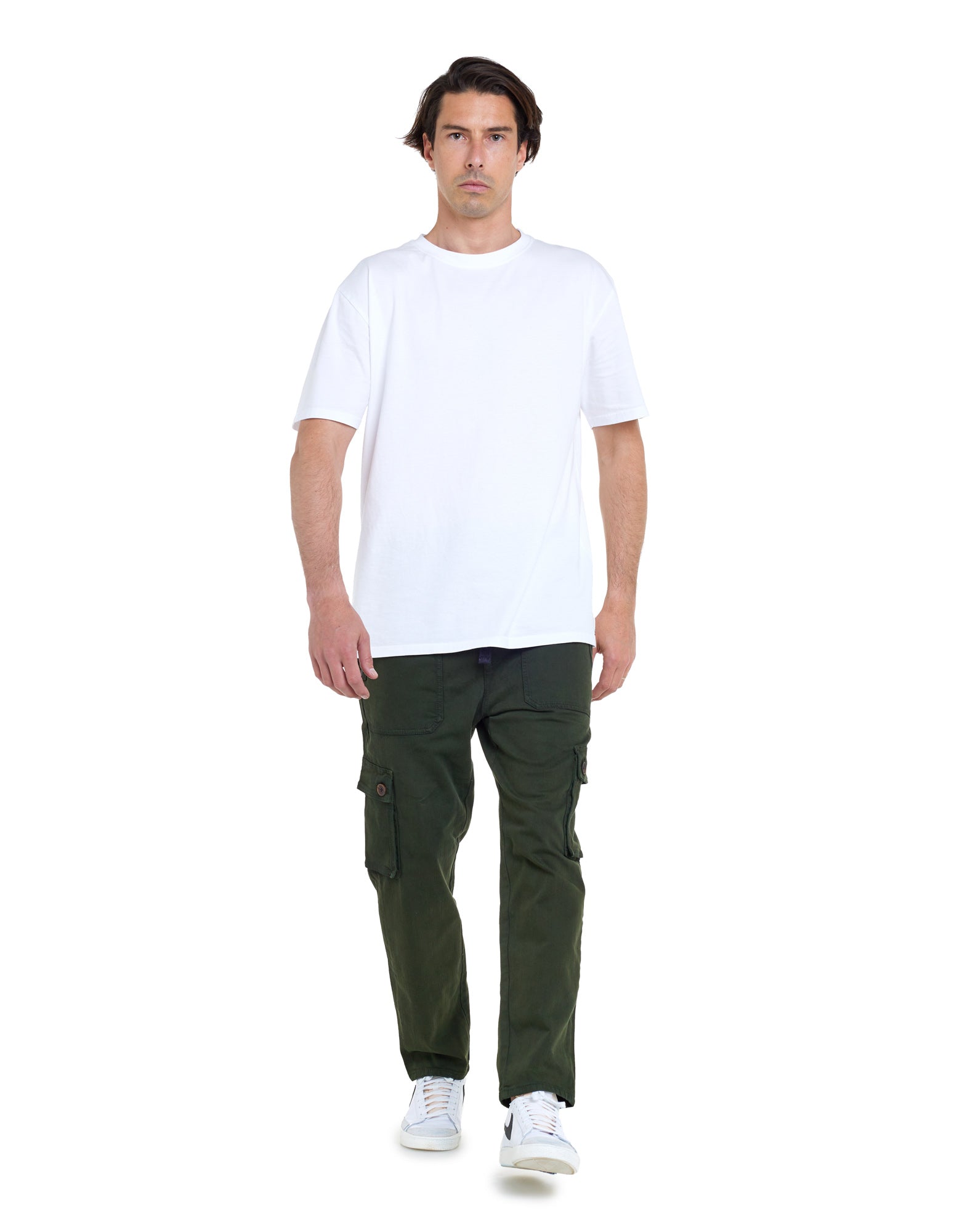 pantalon cargo forest PULLIN en coton