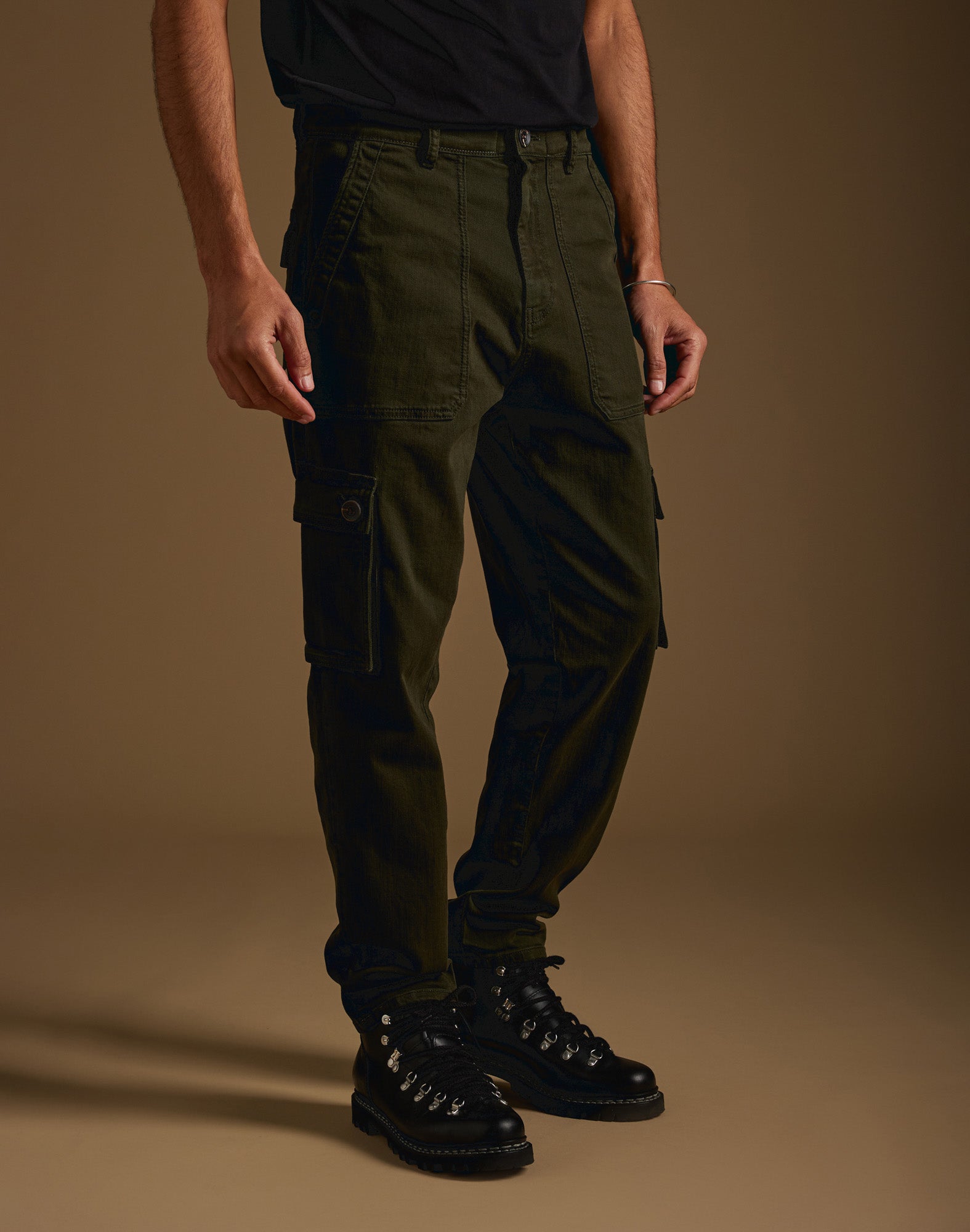 pantalon cargo forest PULLIN en coton