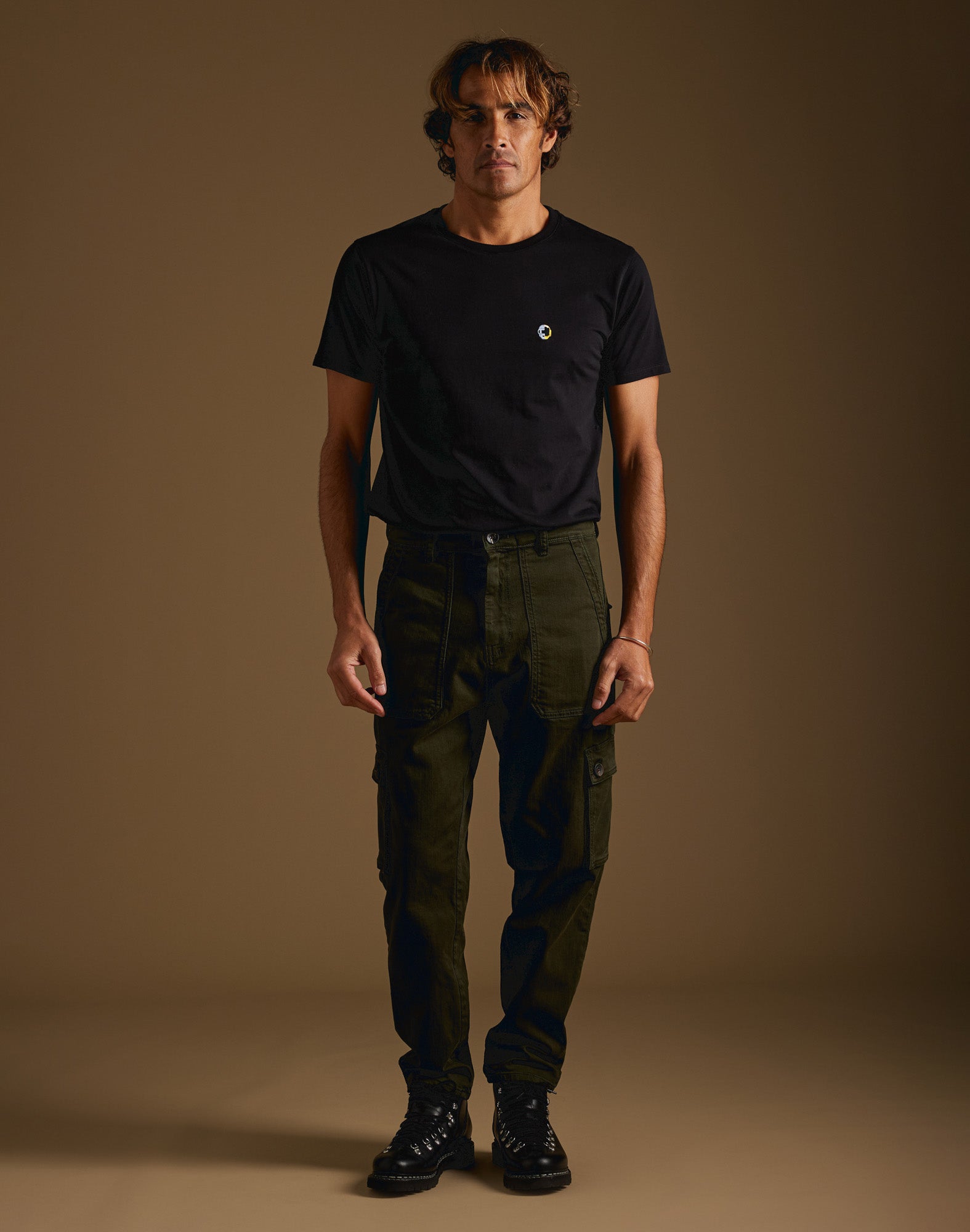 pantalon cargo forest PULLIN en coton