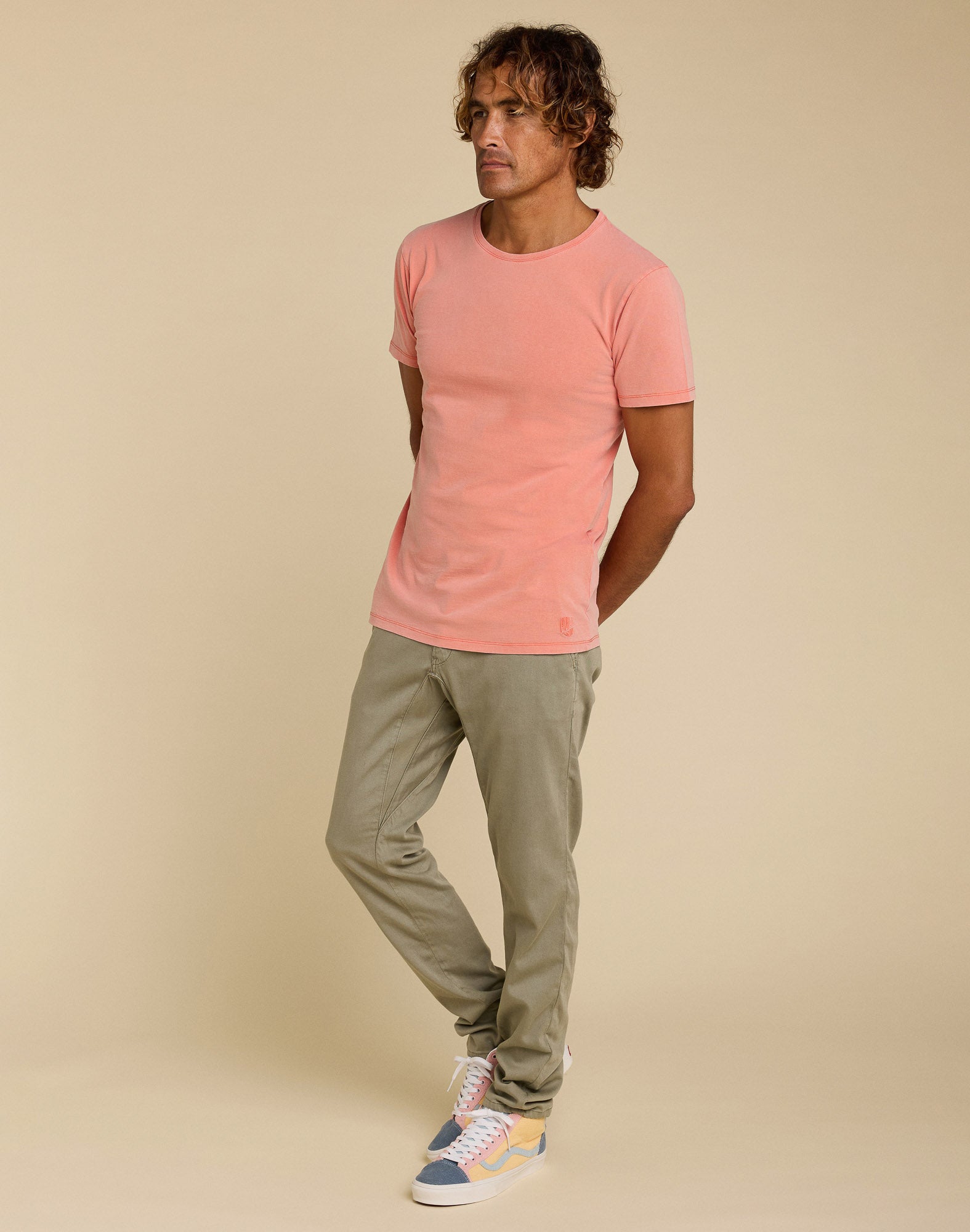 pantalon chino caly PULLIN en tencel