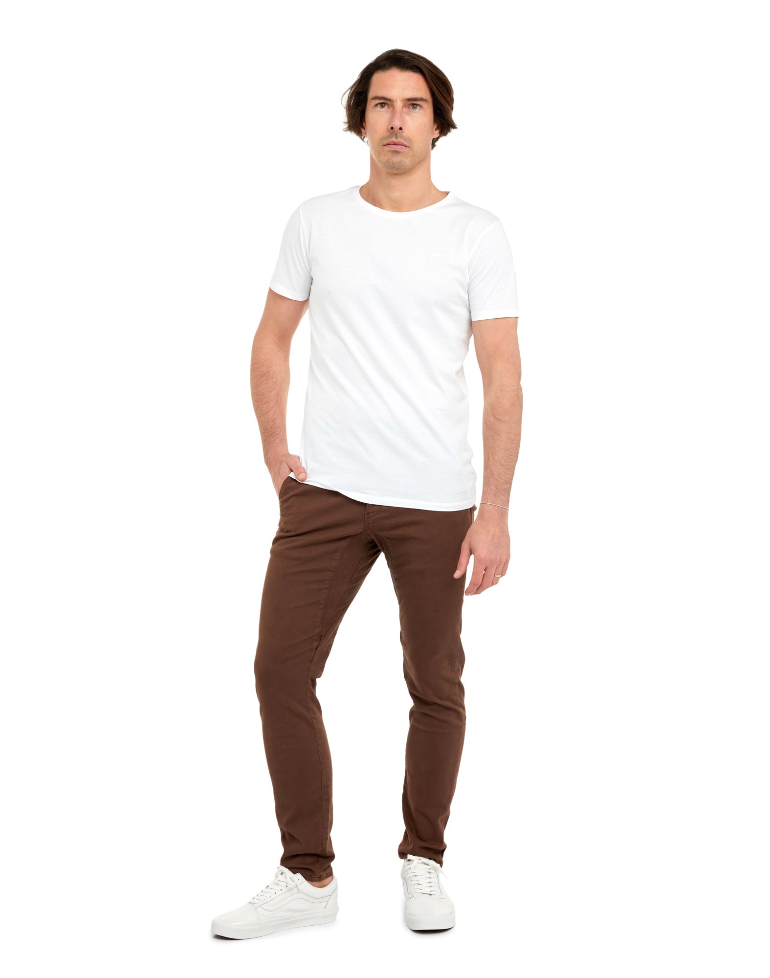pantalon homme chino choco PULLIN en coton