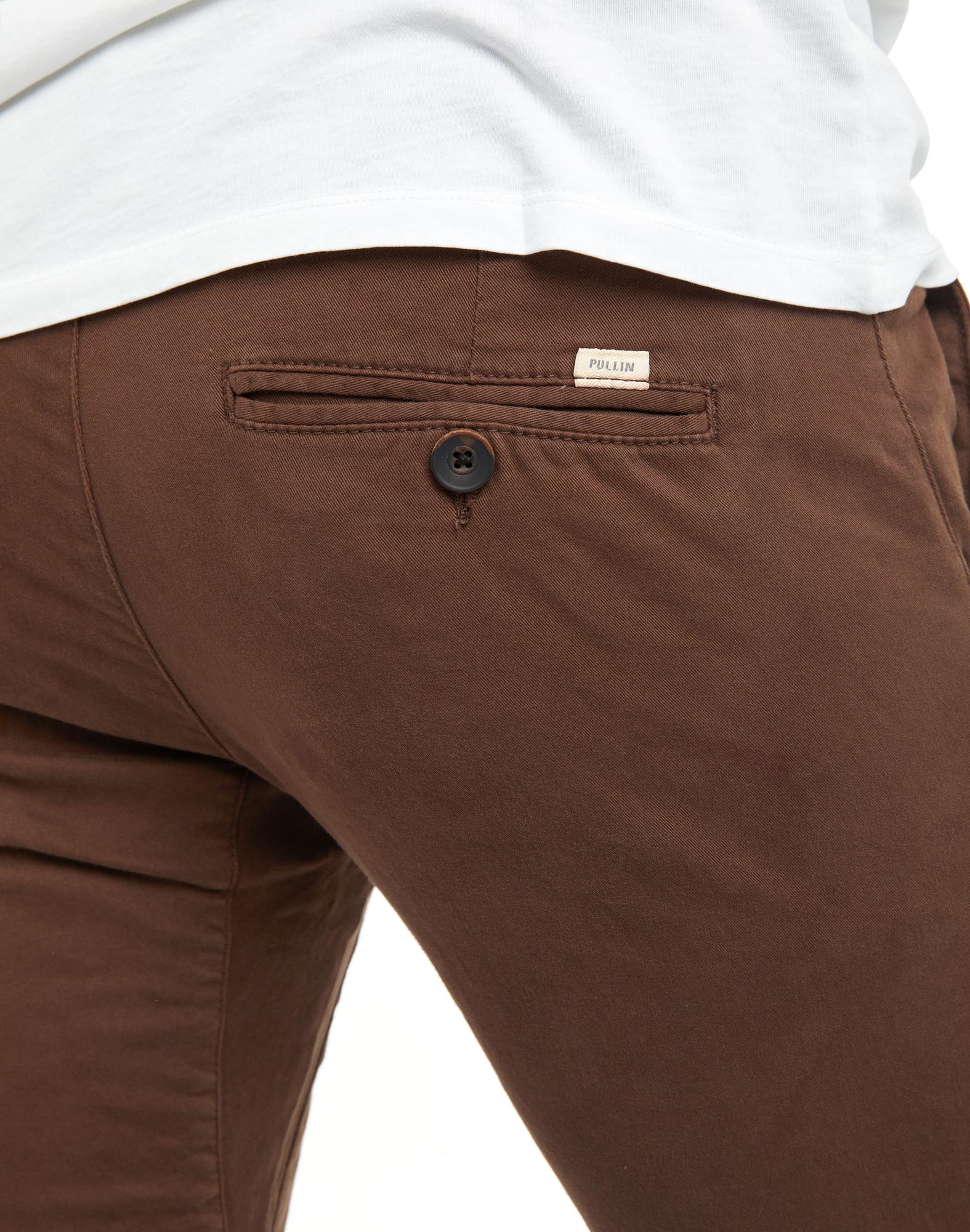 pantalon homme chino choco PULLIN en coton