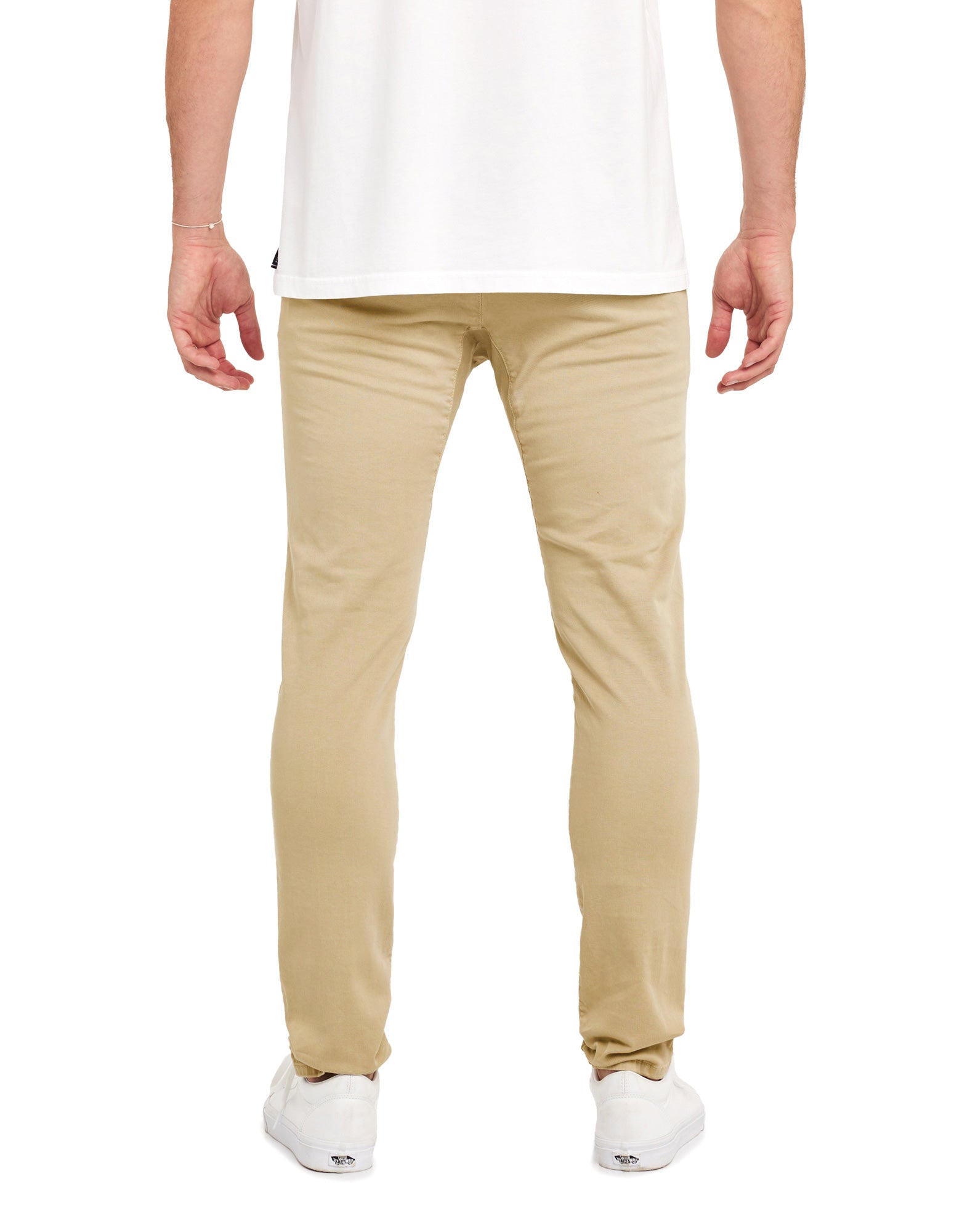 pantalon chino cream PULLIN en coton