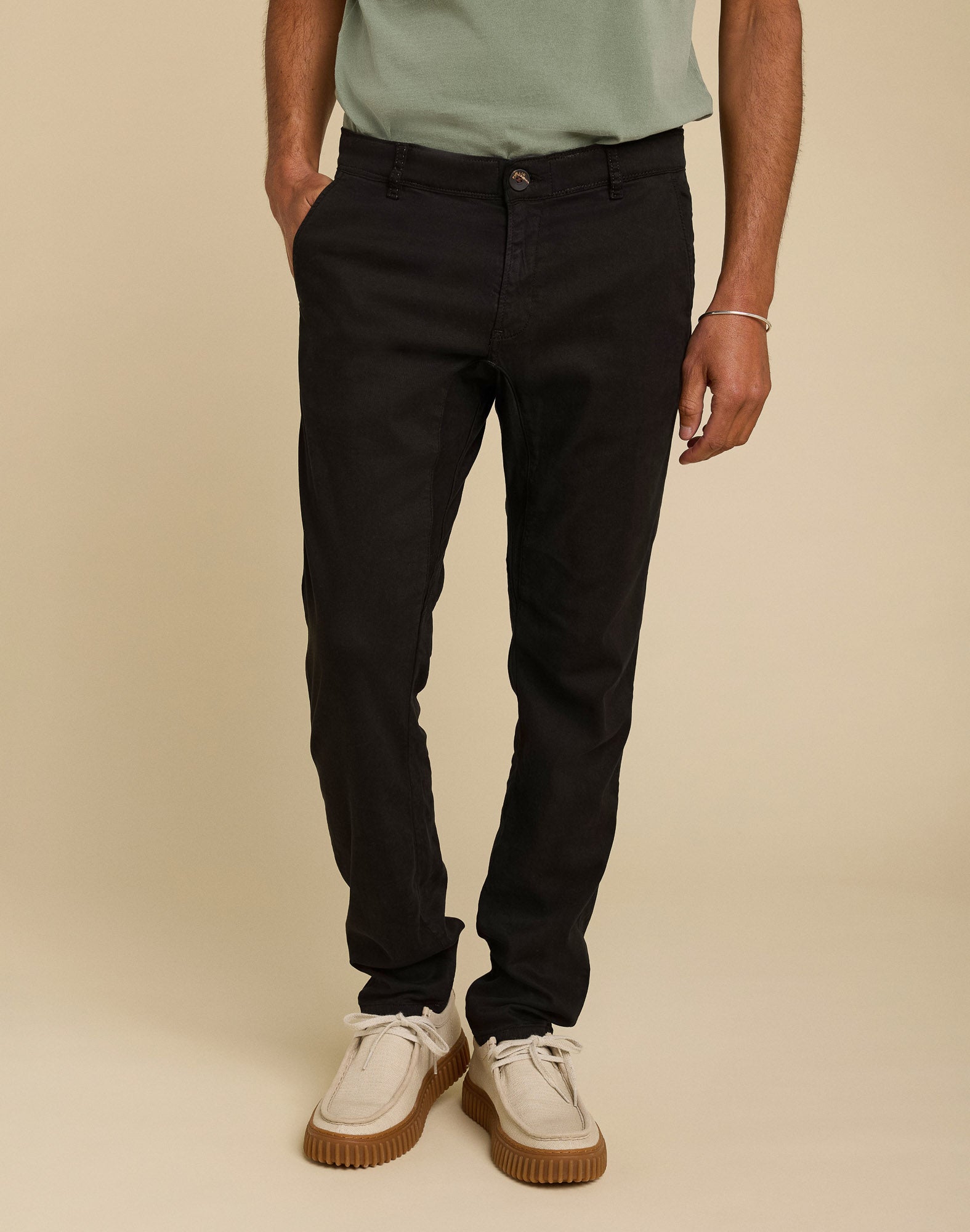 pantalon chino dark2 PULLIN en tencel