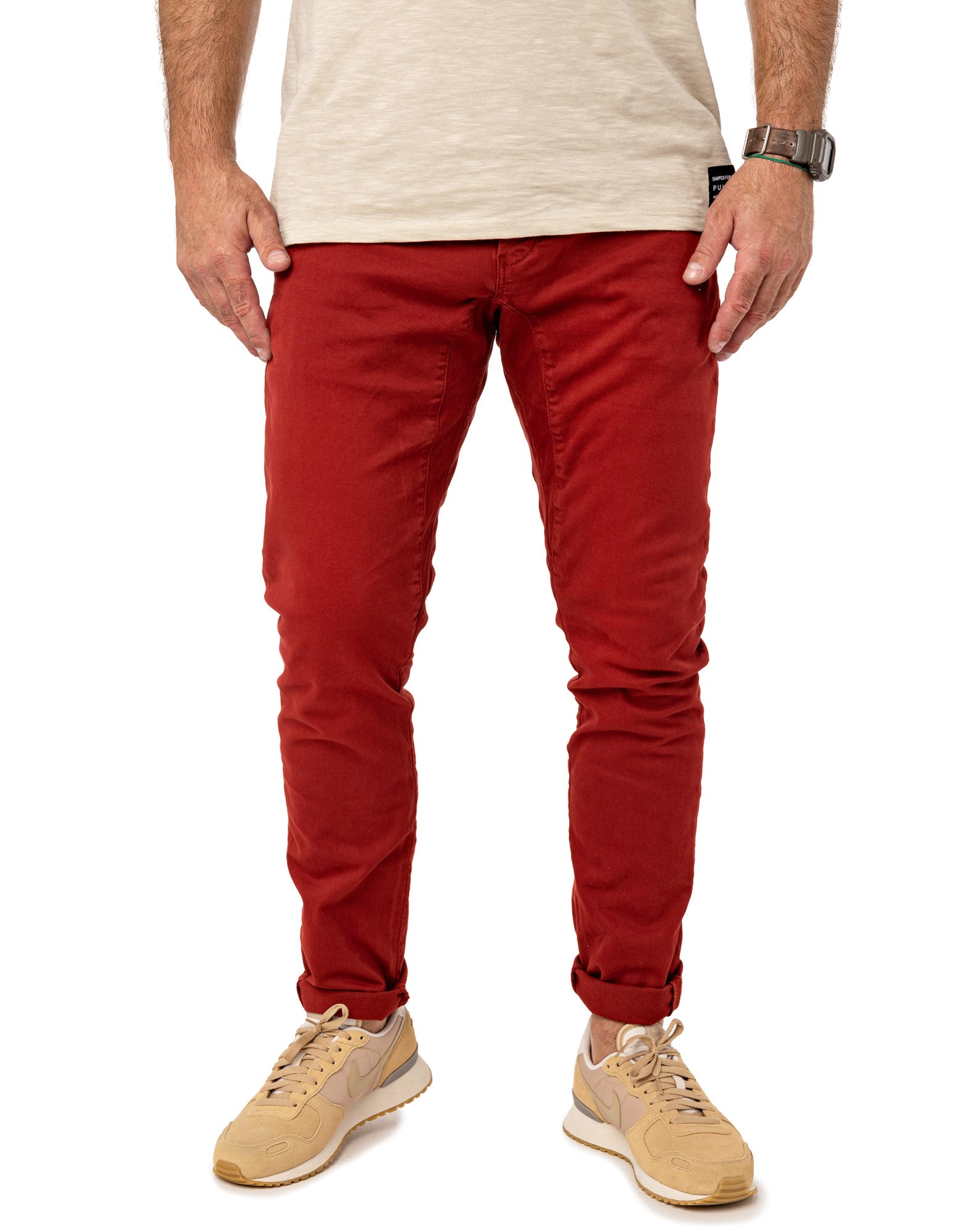 pantalon homme dening chino emilion PULLIN en coton
