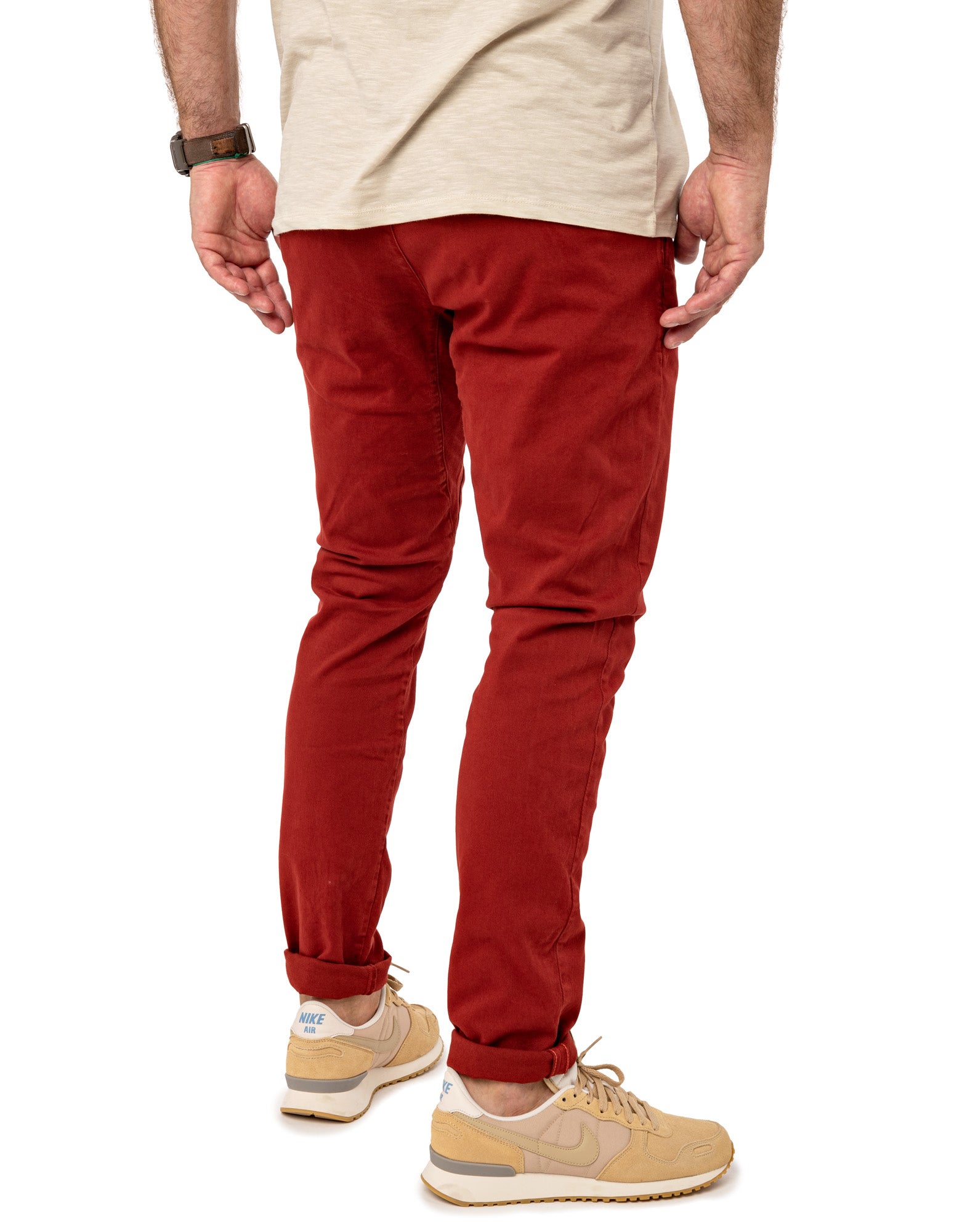 pantalon homme dening chino emilion PULLIN en coton