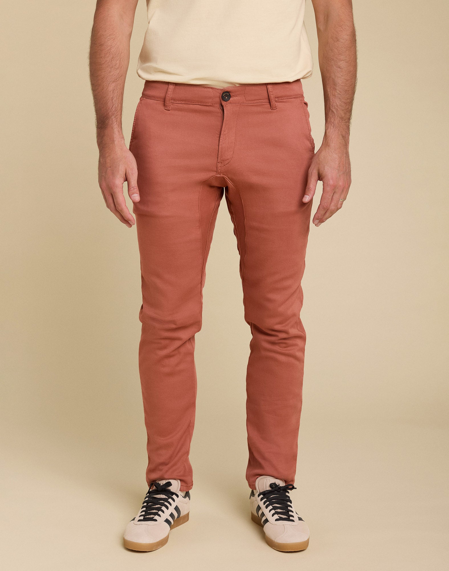 pantalon chino flamingo PULLIN en tencel