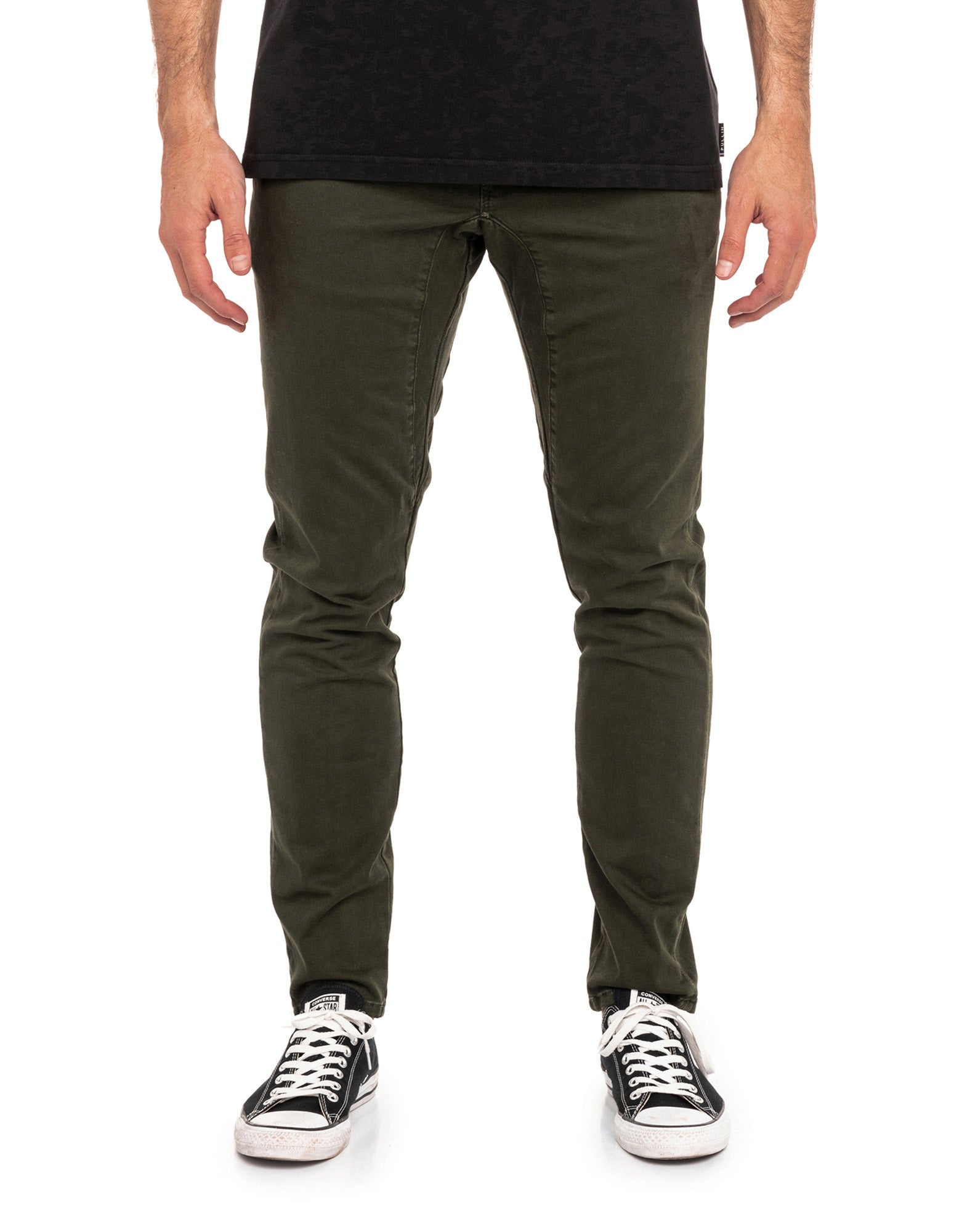 pantalon chino forest PULLIN en coton
