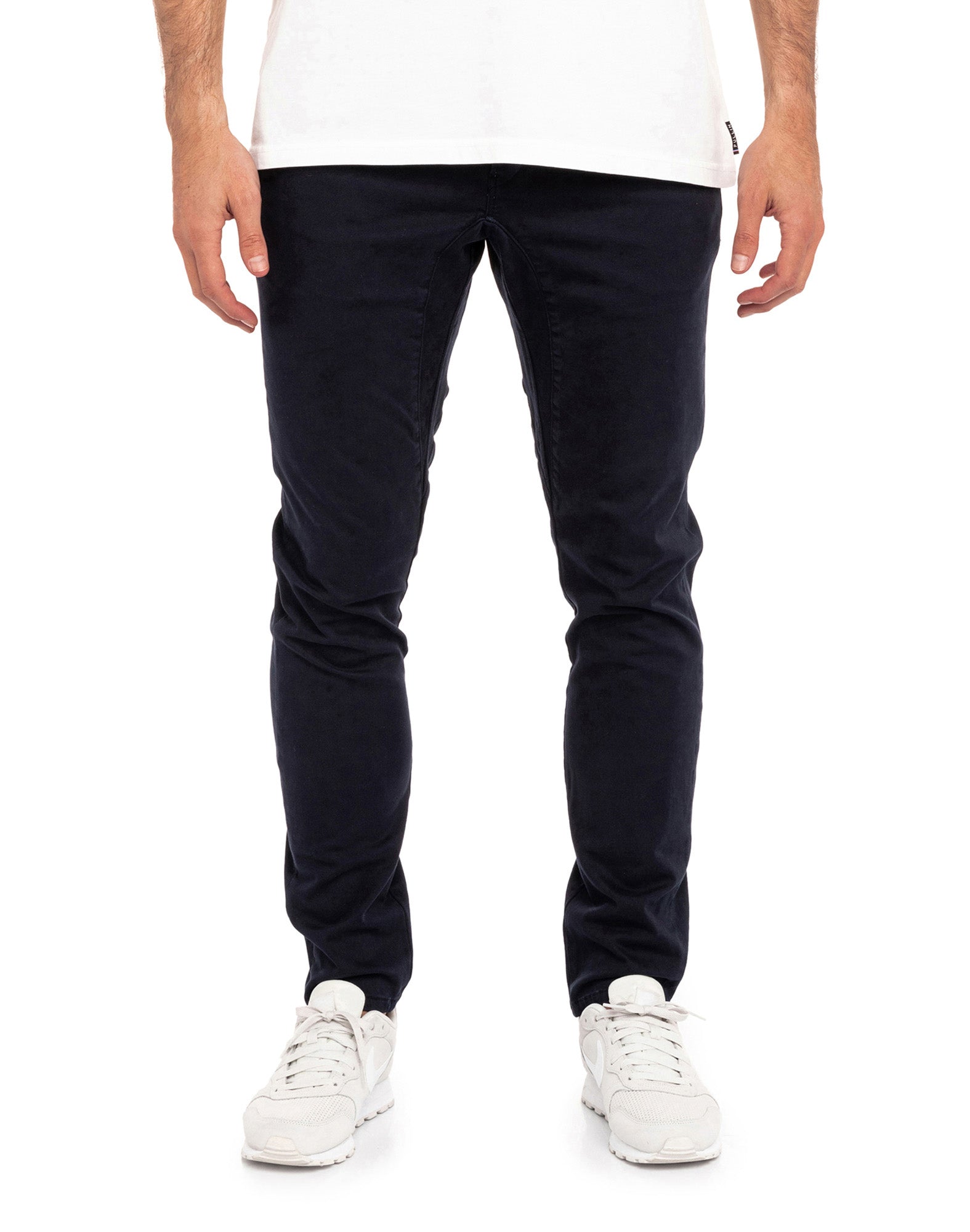 pantalon chino indigo PULLIN en coton