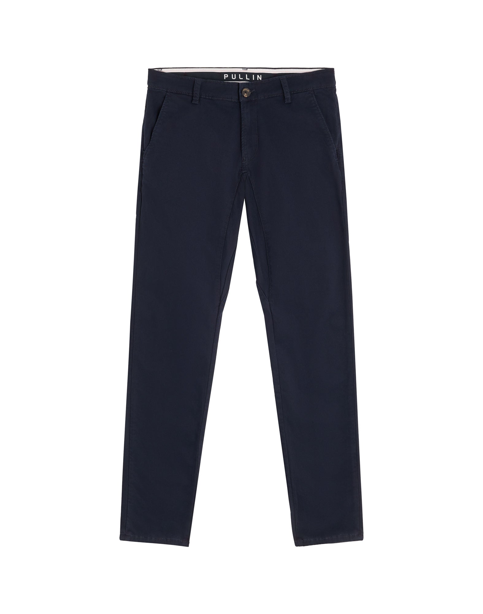 pantalon chino indigo PULLIN en coton