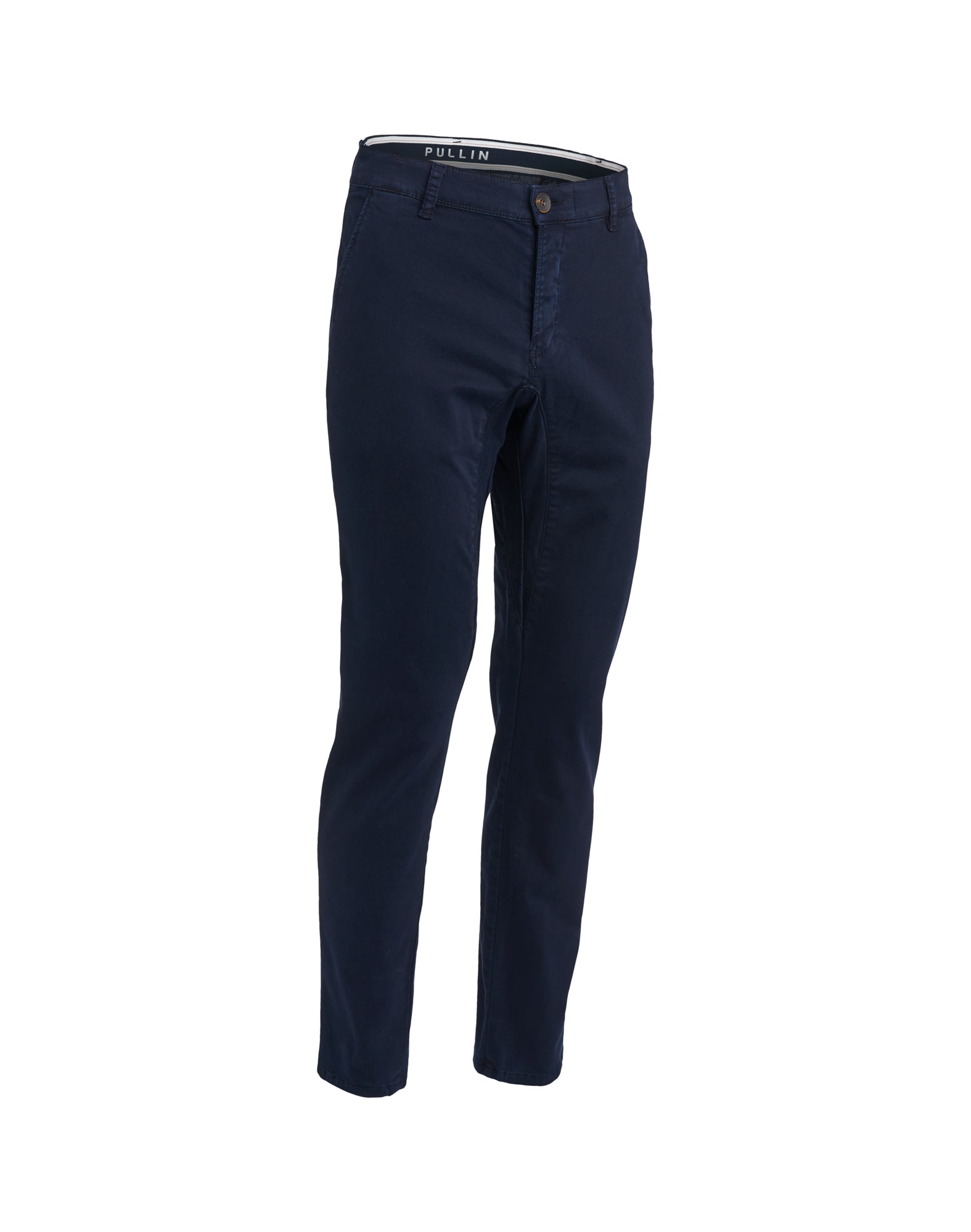 pantalon chino indigo PULLIN en coton