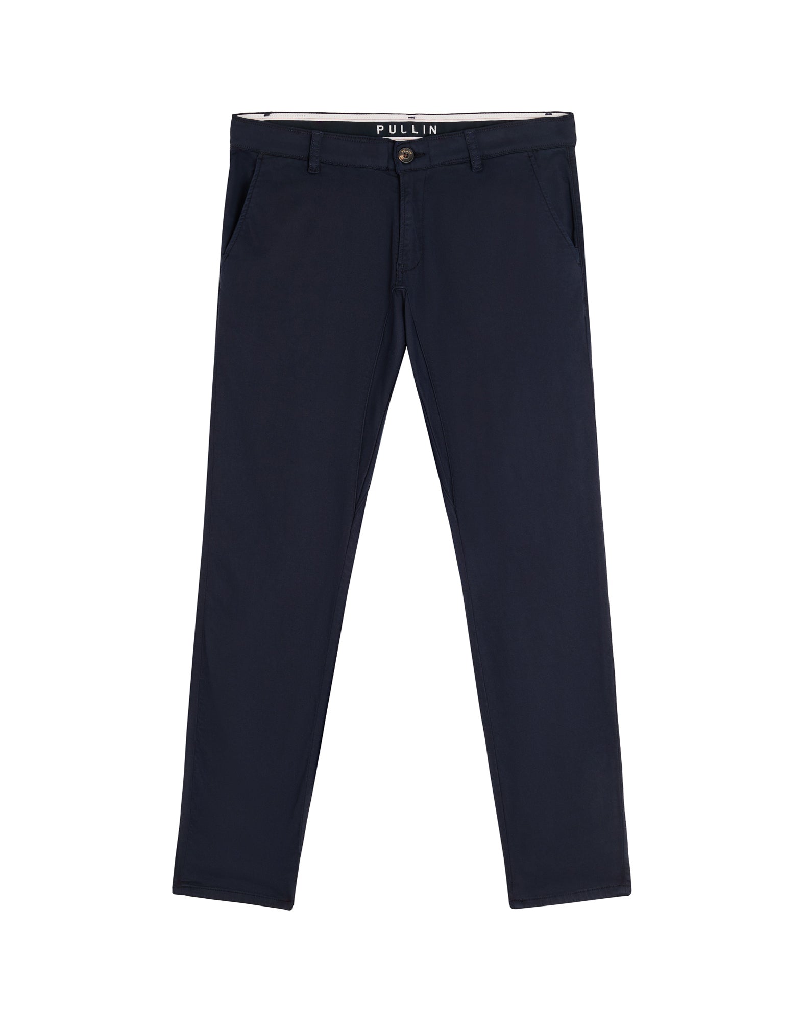 pantalon chino indigo2 PULLIN en tencel