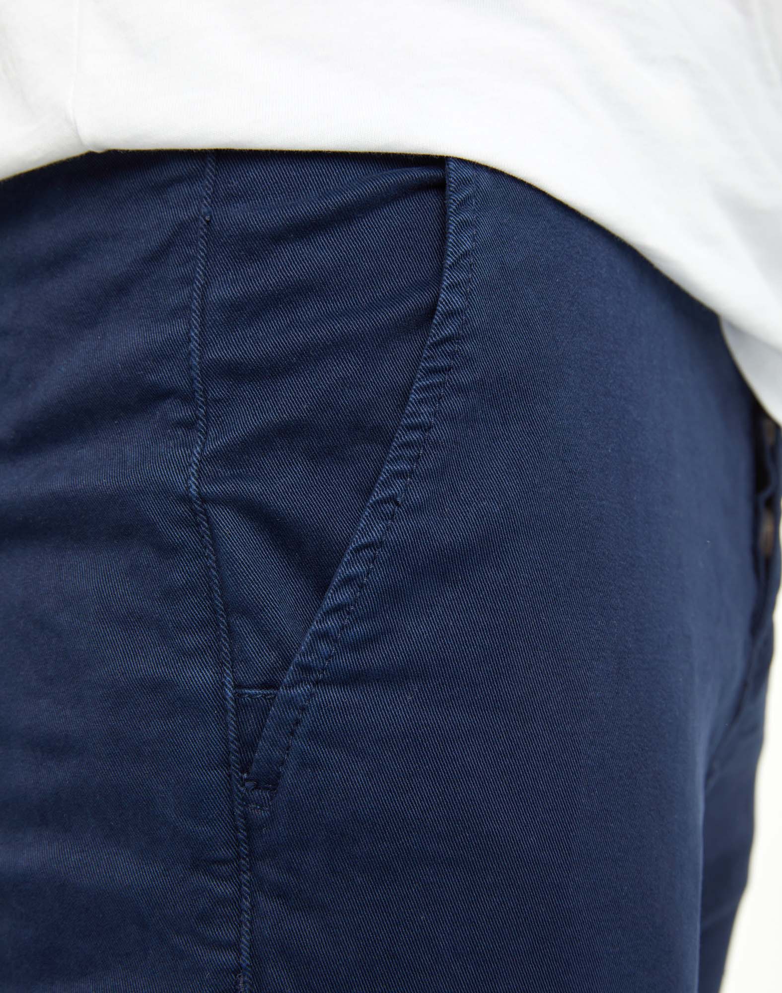 pantalon chino marine PULLIN en coton