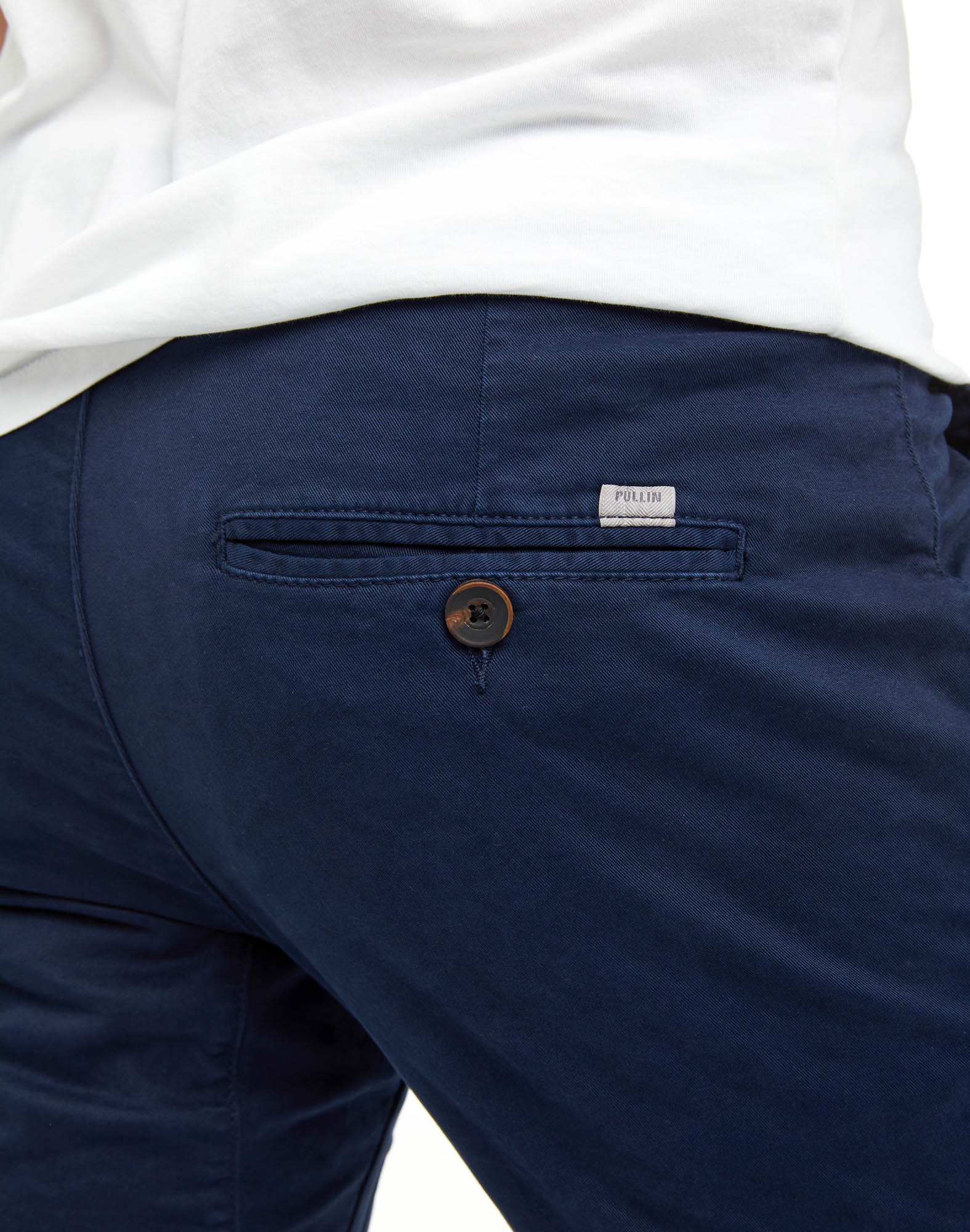 pantalon chino marine PULLIN en coton