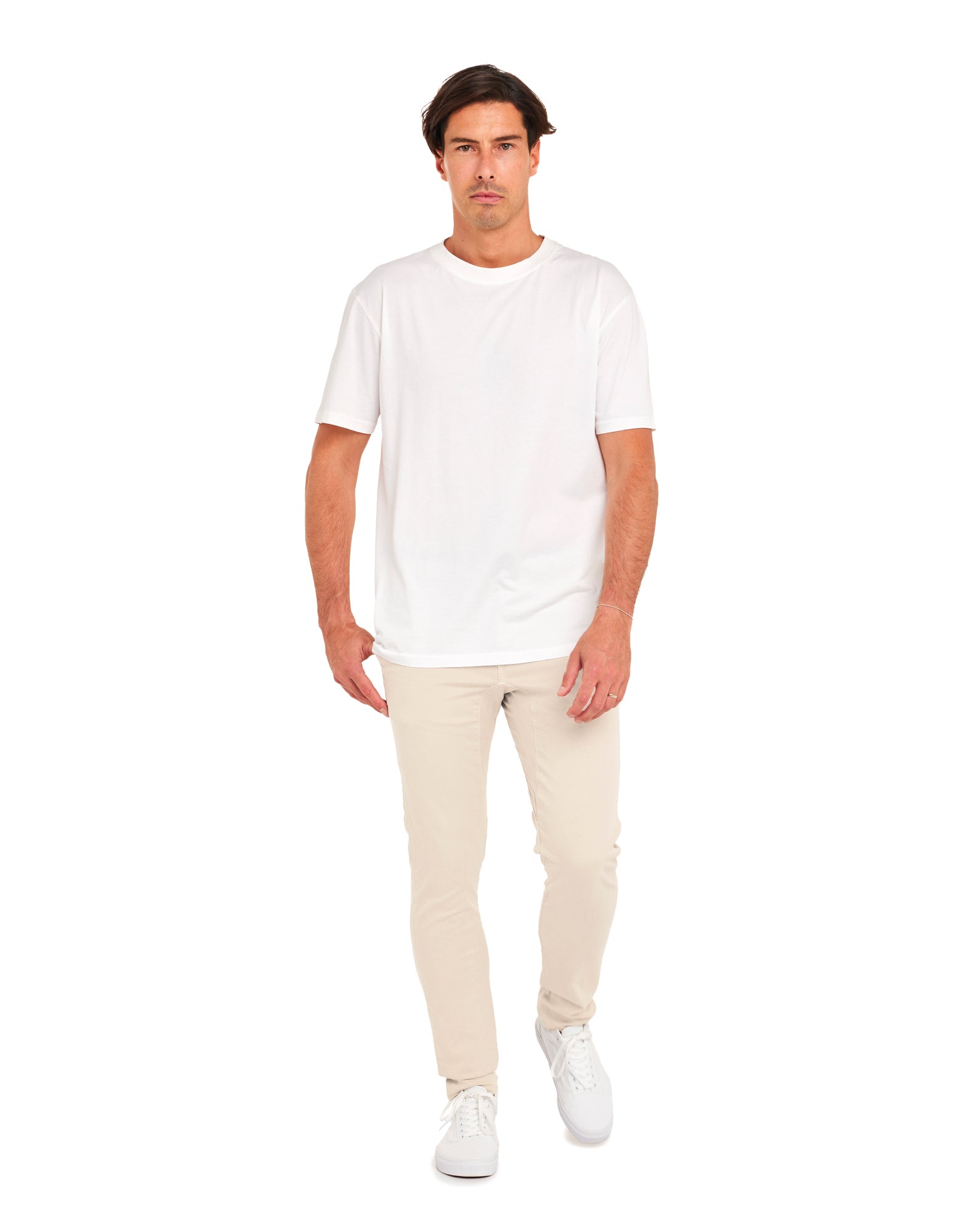 pantalon chino natural PULLIN en coton