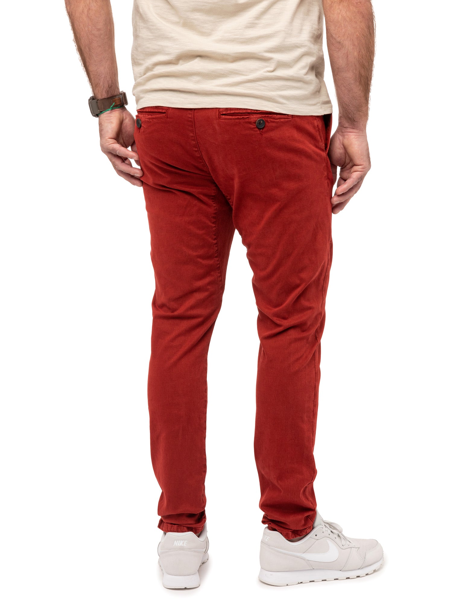 pantalon chino redearth PULLIN en coton