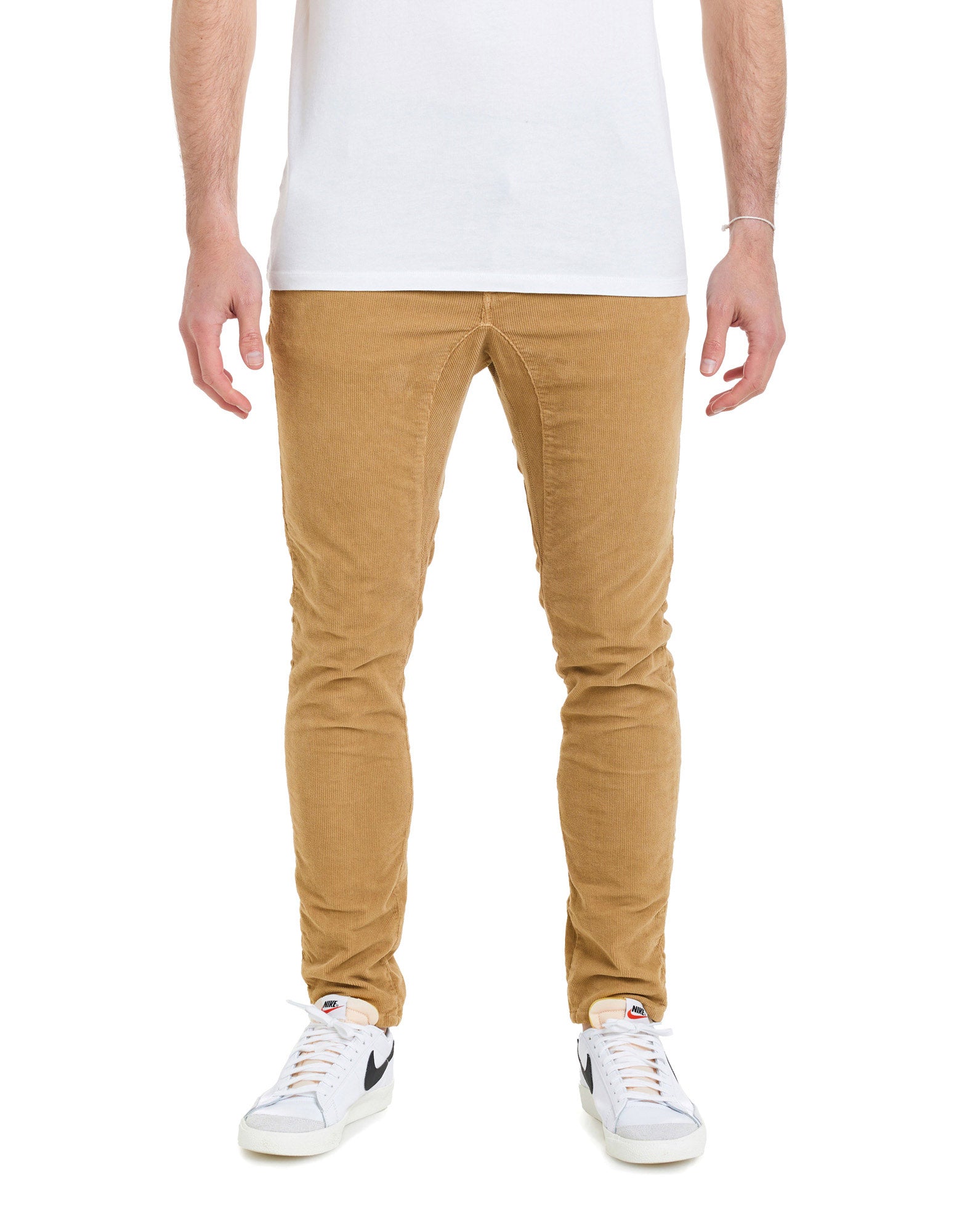 pantalon chino velours beige2 PULLIN en coton
